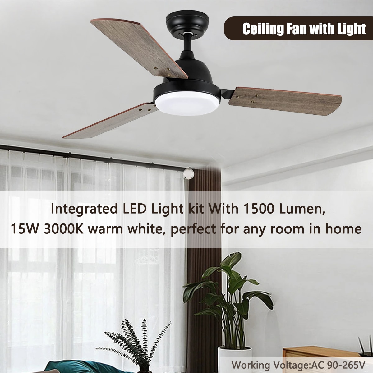 Kahomvis DHS-QPHF-44WD Ceiling-Fans - View #9