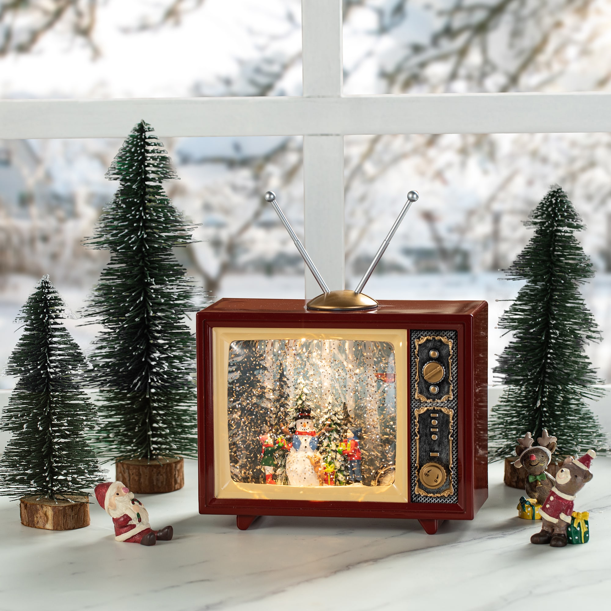 Glitzhome 2038500014 Table-Christmas-Decorations - View #8
