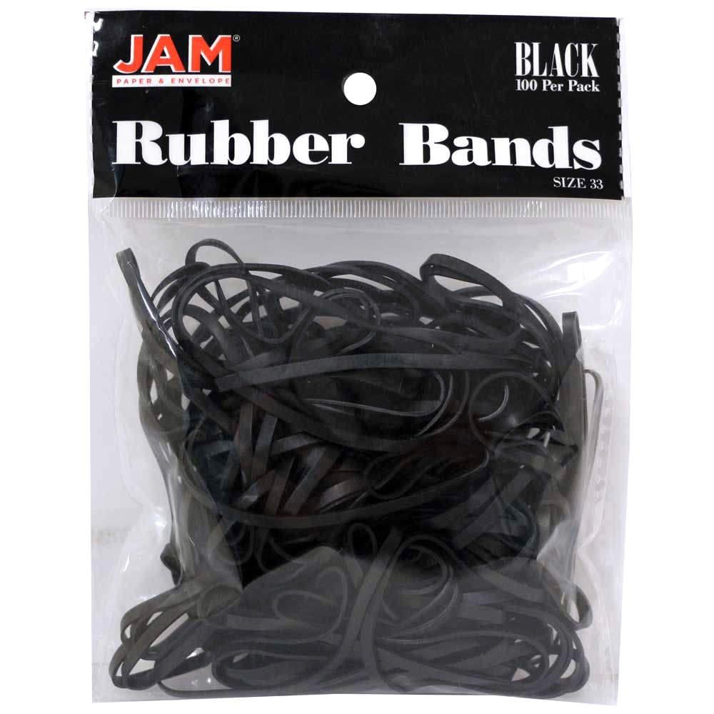 JAM PAPER Durable Rubber Bands - Size 64 - Red Multi-Purpose Rubberbands -  100/Pack