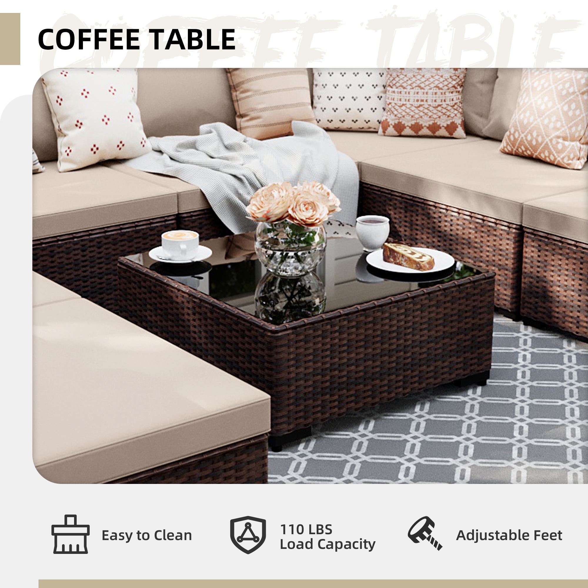 UPHA US1TBSF250535 Patio-Conversation-Sets - View #5