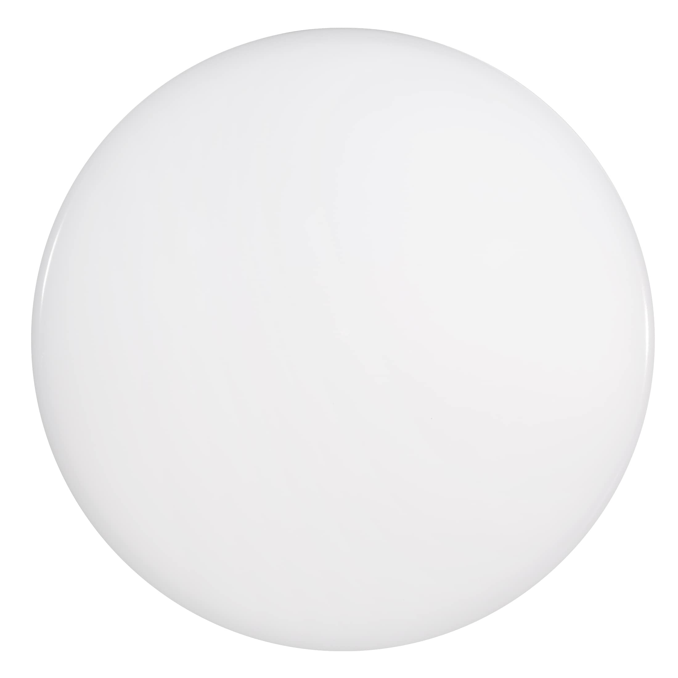 8-Inch White Polycarbonate Round LED Ceiling Light