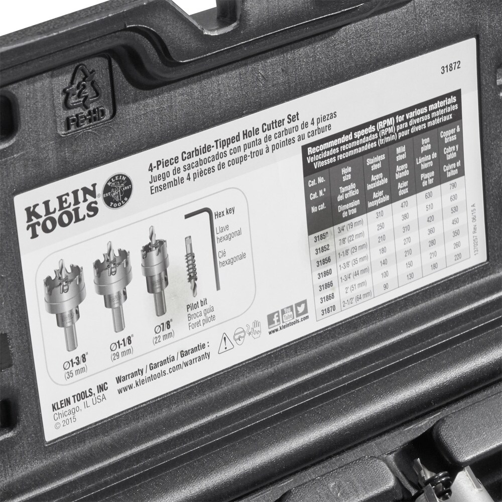 Klein Tools 31872 Hole-Saws - View #5