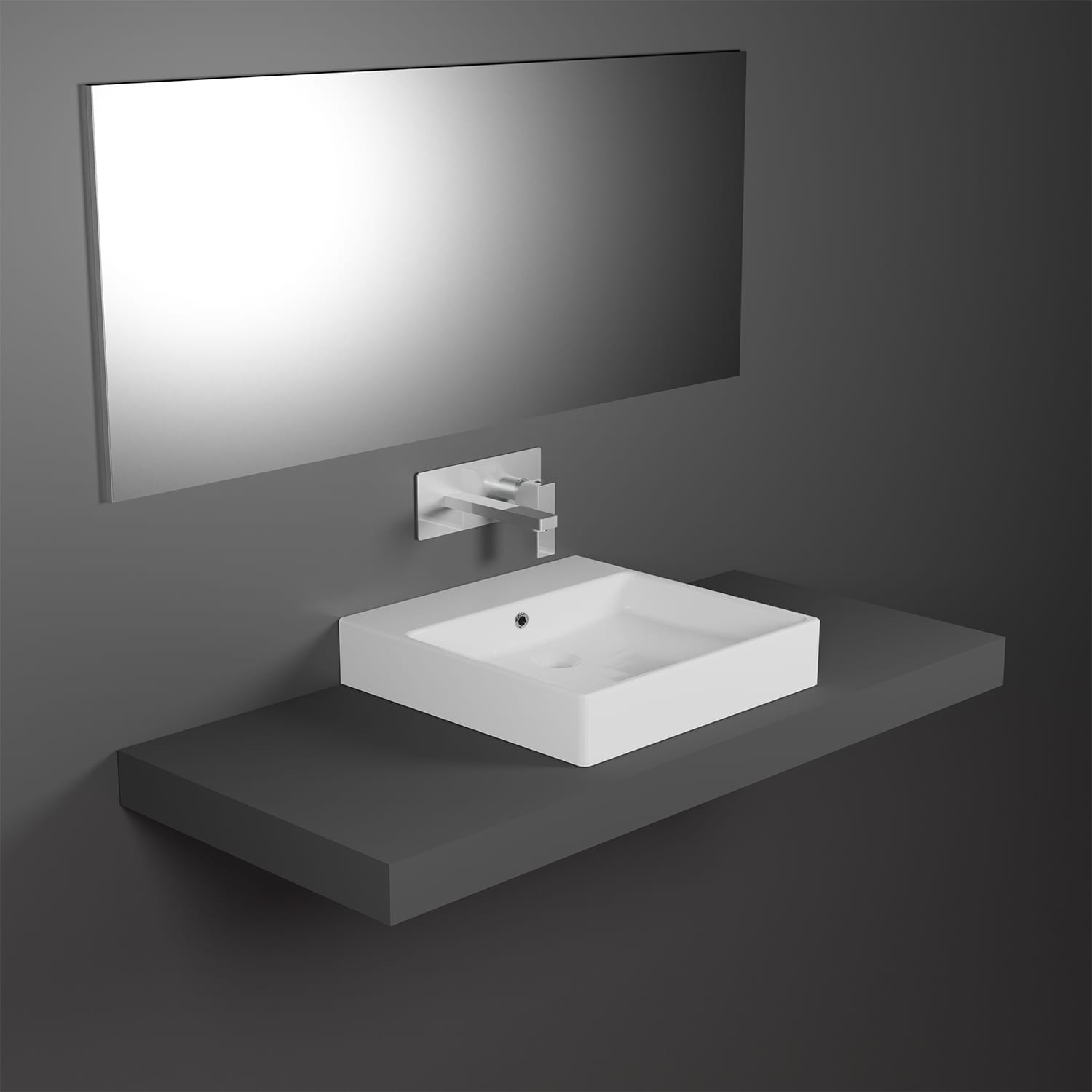 WS Bath Collections SIMPLE 50.50B.00 Bath-Sink - View #5