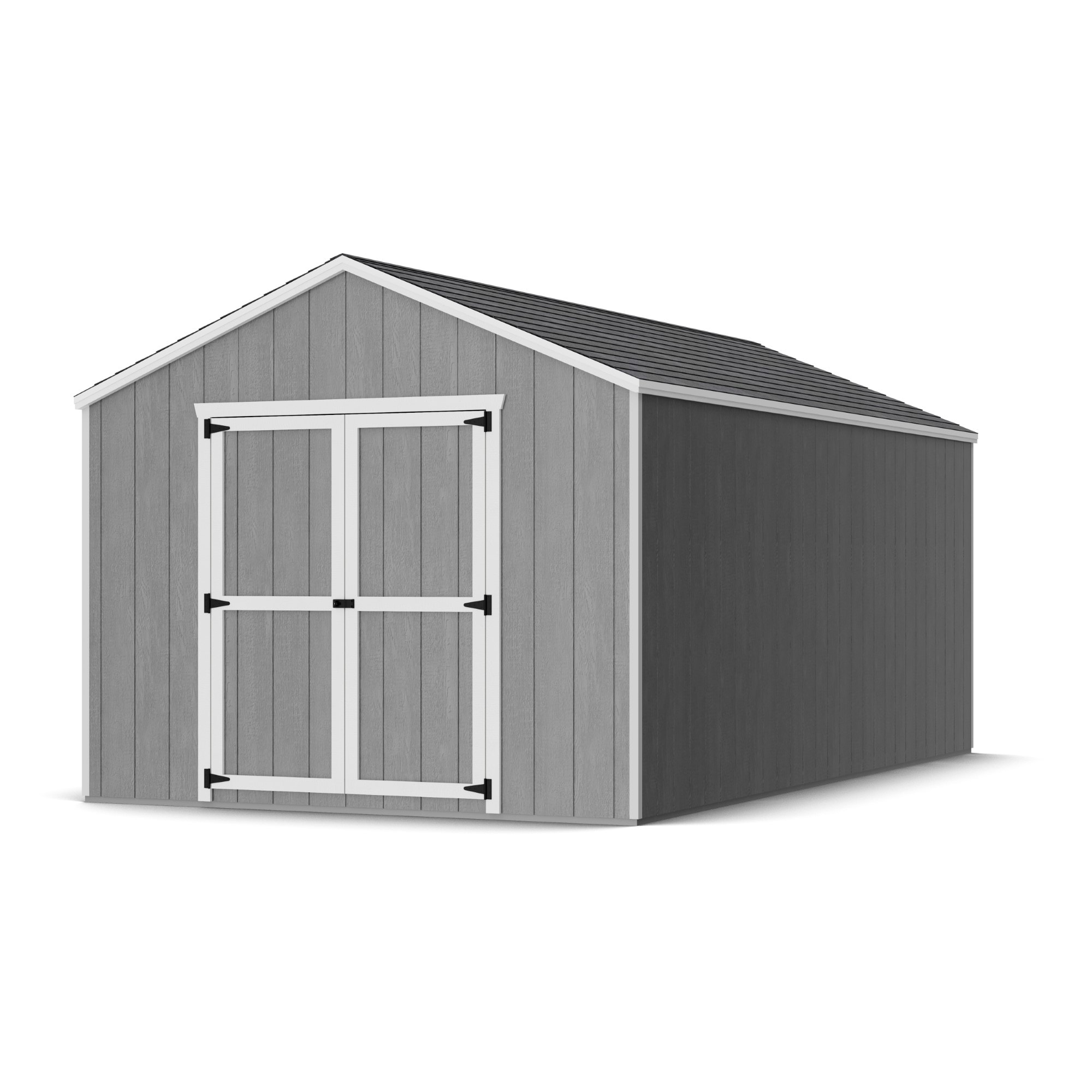 Little Cottage Co 10X18 VGS-PC Value Gable 10-ft x 18-ft Gable Style Wood Outdoor Storage Shed with 2 Doors