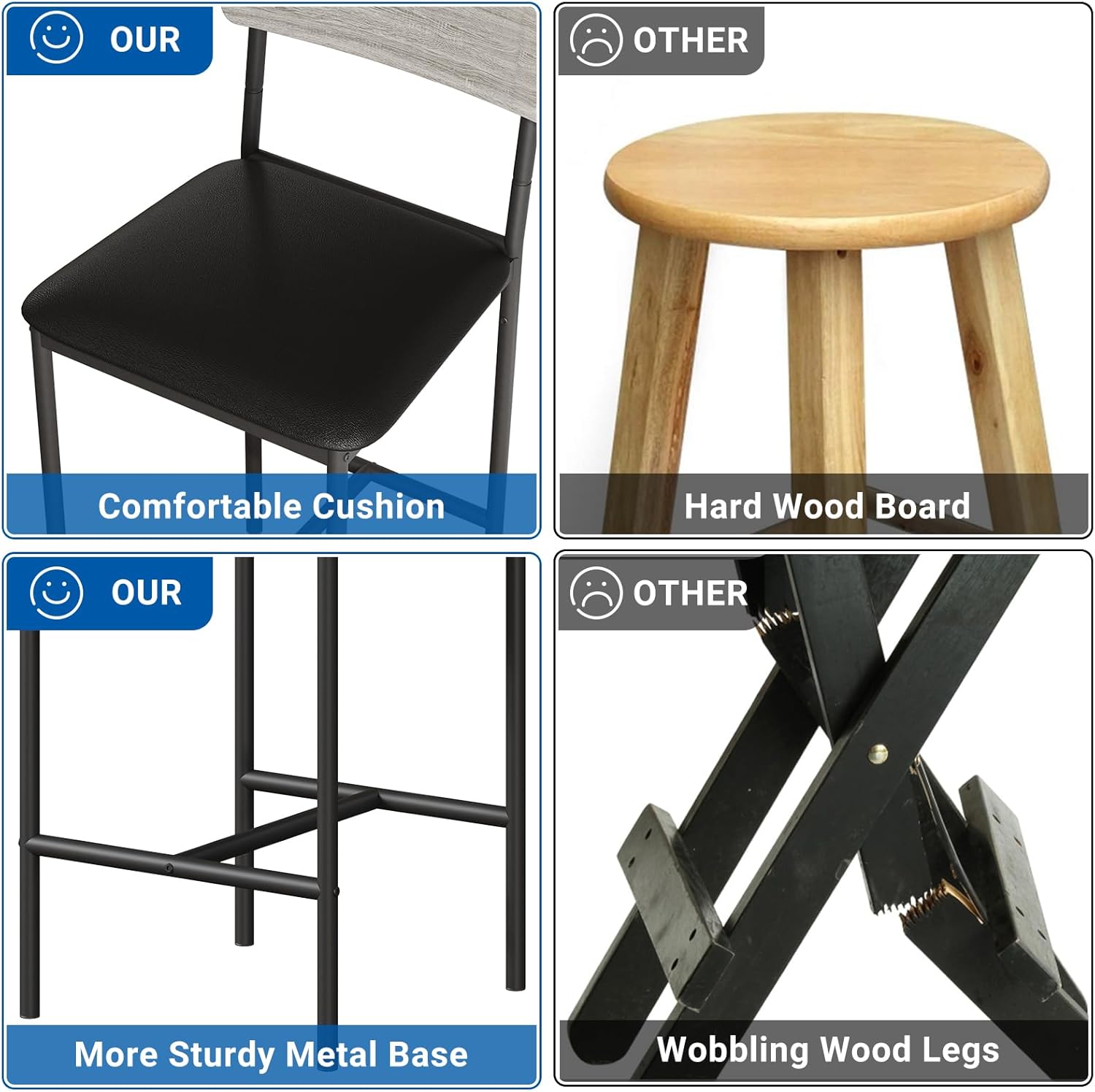 Qeetex LHF-YZ-PHO-0YDDCK64 stools - View #4