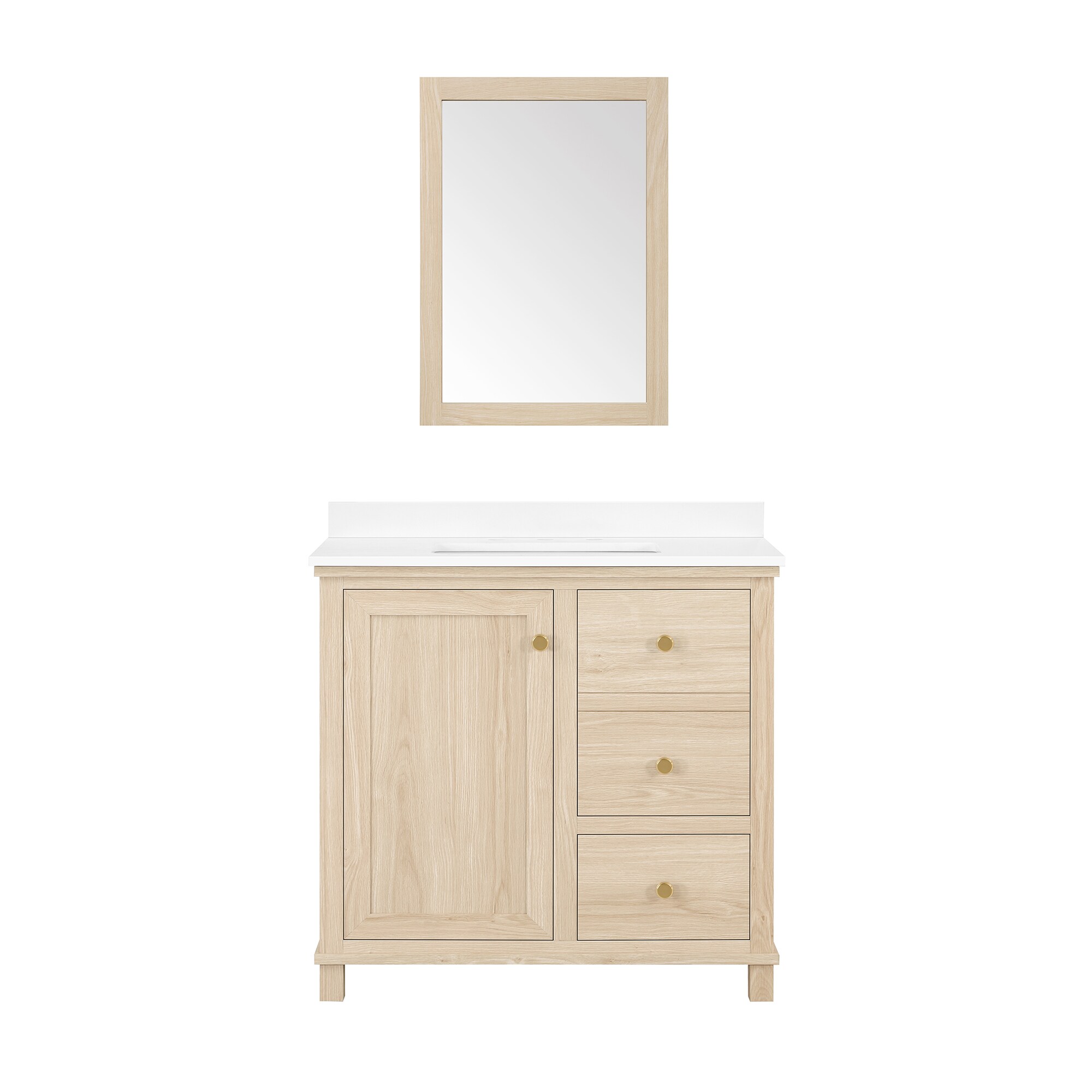 Style Selections BRADSHAW-36LBW-COMBO Bath-Vanity-Combo - View #17