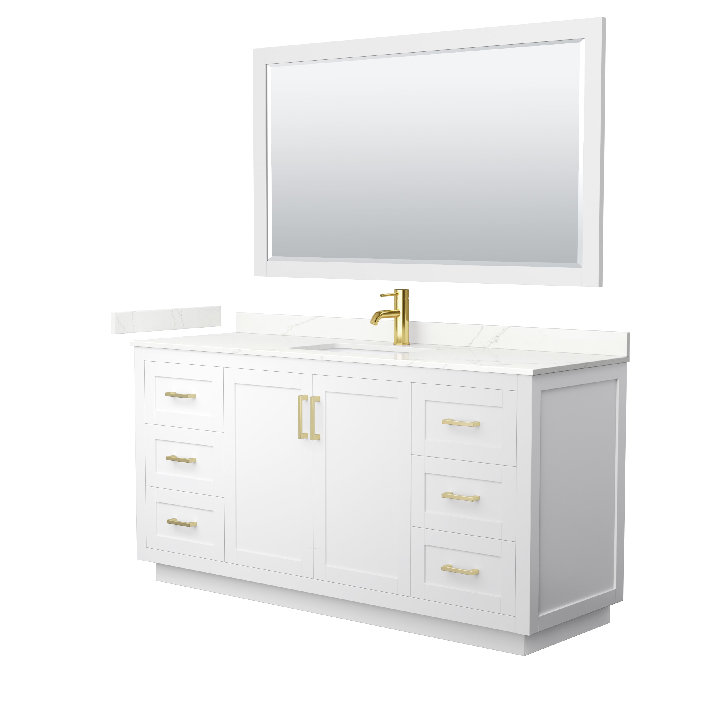 Wyndham Collection WCF292966SWGGTUNSM58 Bath-Vanity-Combo - View #2