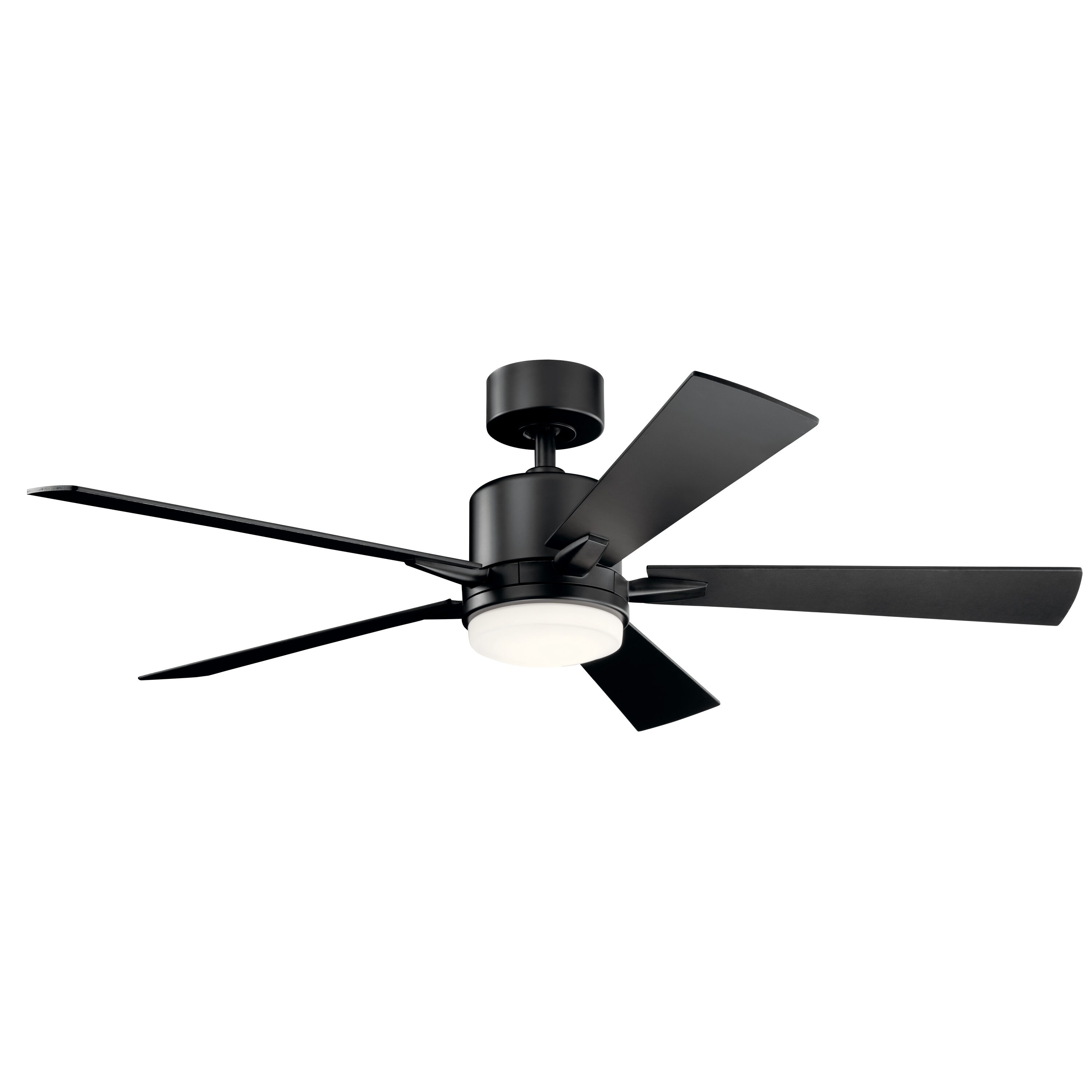Black + Decker 52 3-Blade Ceiling Fan with Light Kit and Remote -  Mahogany/Natural Wood