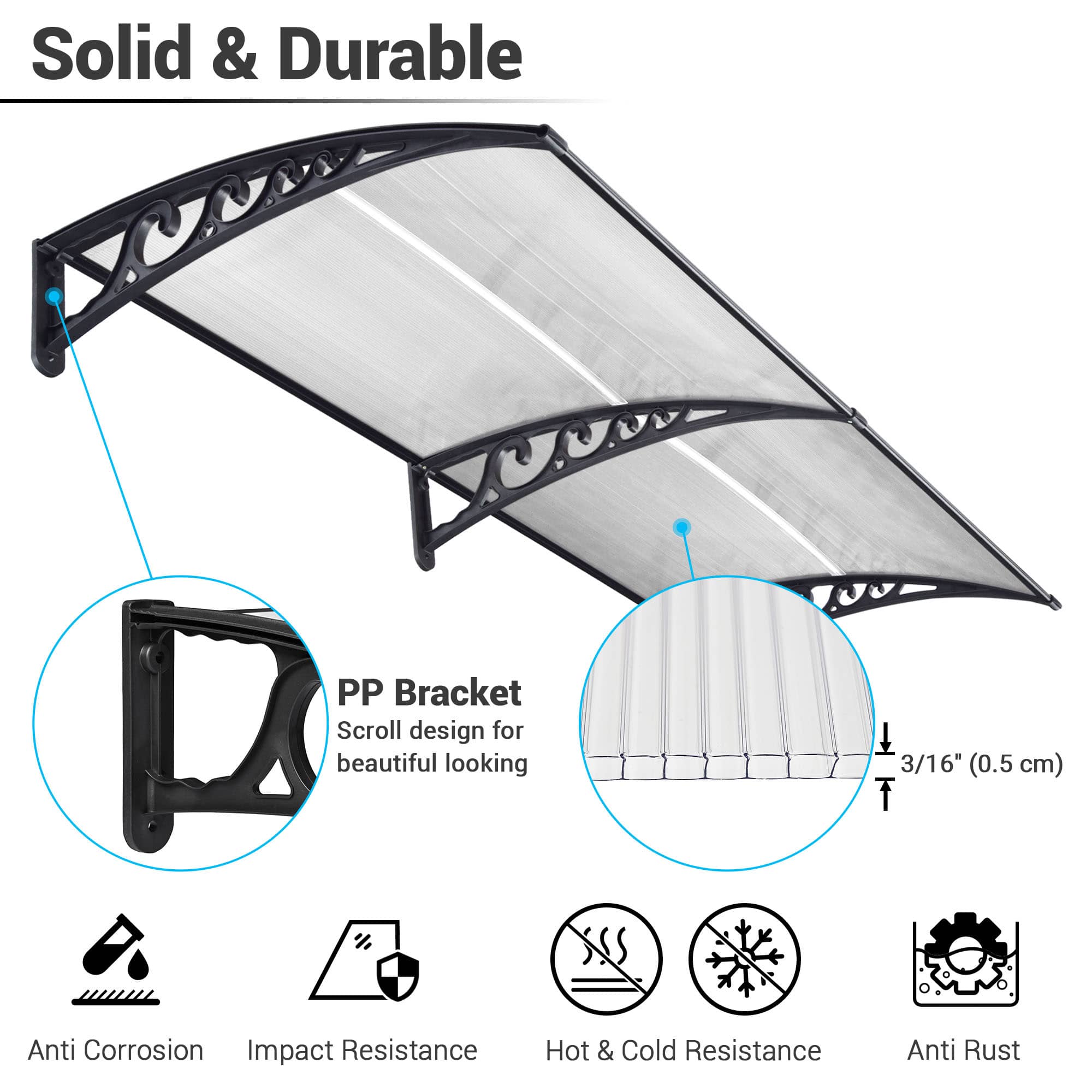 Yescom 07AWN003-80P-0806-LO awnings - View #6