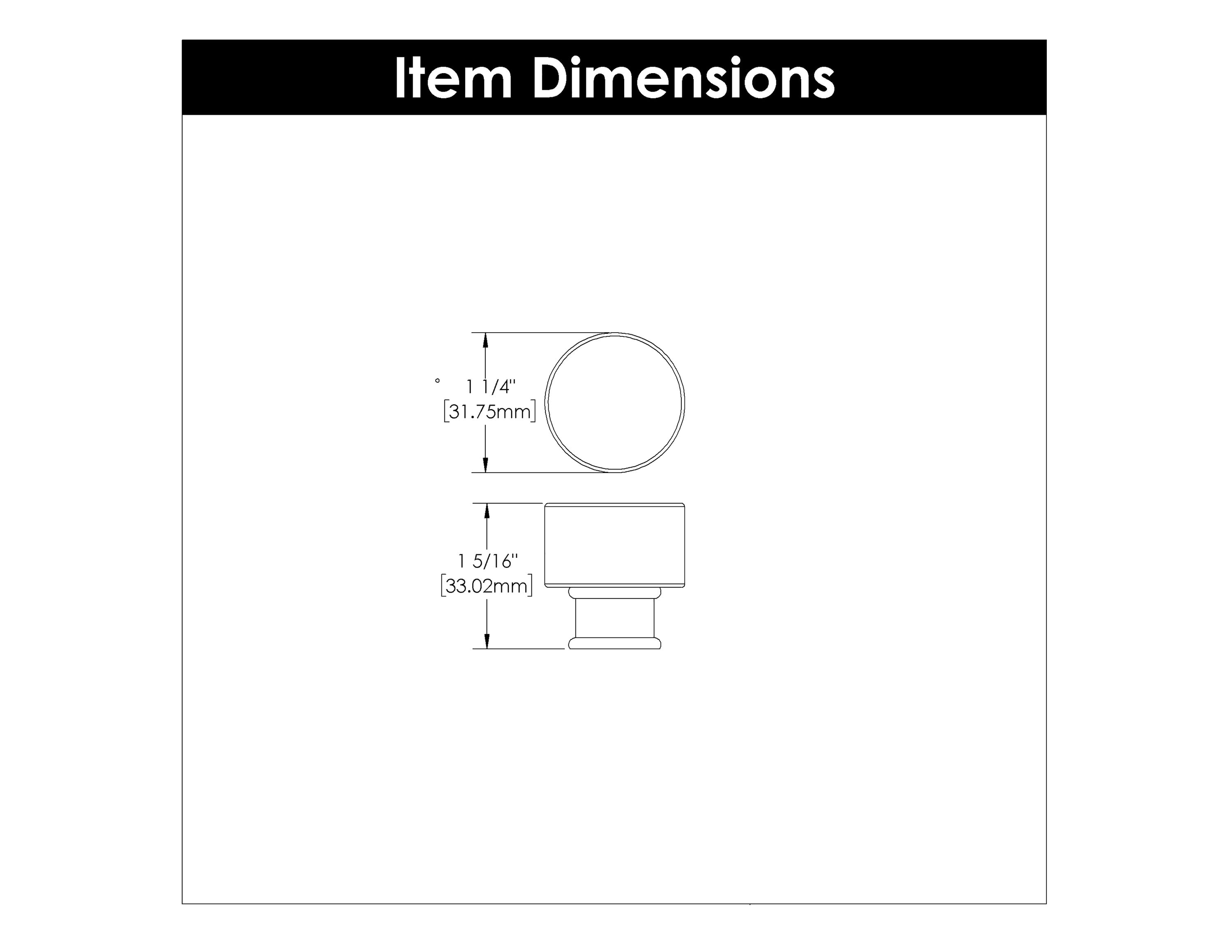Hickory Hardware P3709-CACH Cabinet-Knobs - View #5