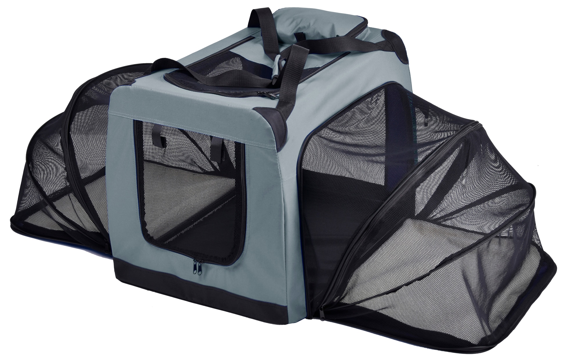 Pet Life H6GYXL Extra large (66 - 90 lbs.) Polyester/Nylon Dog/Cat Crate 2.98-Feet L x 2.07-Feet W x 2.07-Feet H )