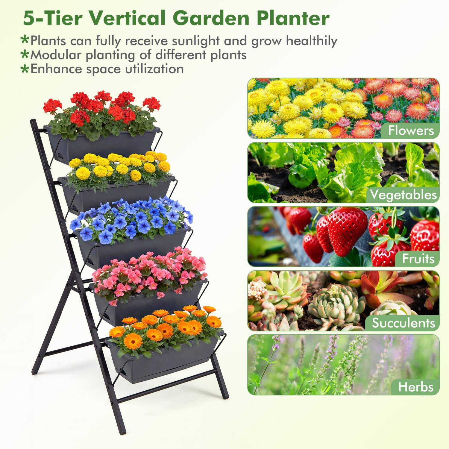 Slickblue D-CO-KD-DT18731PN Raised-Garden-Beds - View #4
