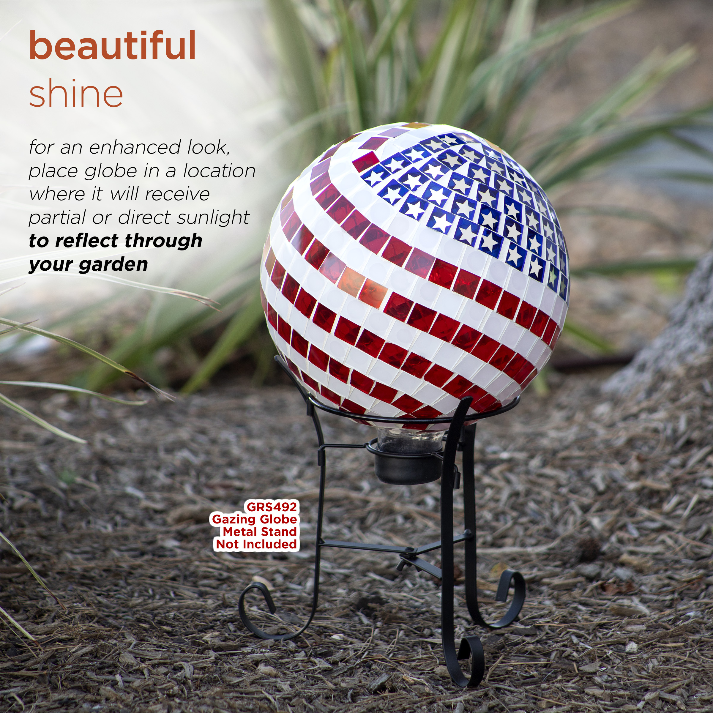 Alpine Corporation GRS688 Gazing-Ball-Stand - View #10