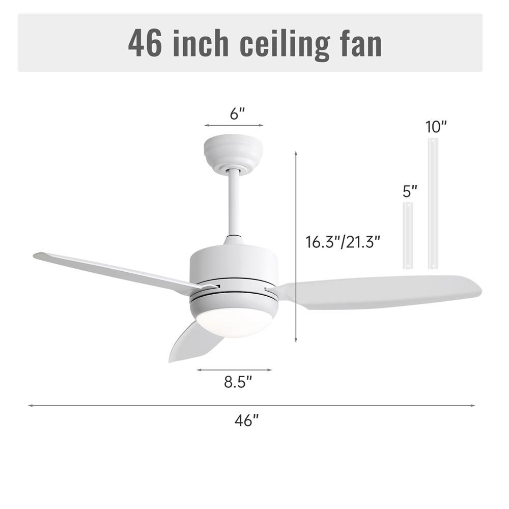 Sofucor LW-46K001-WH Ceiling-Fans - View #11