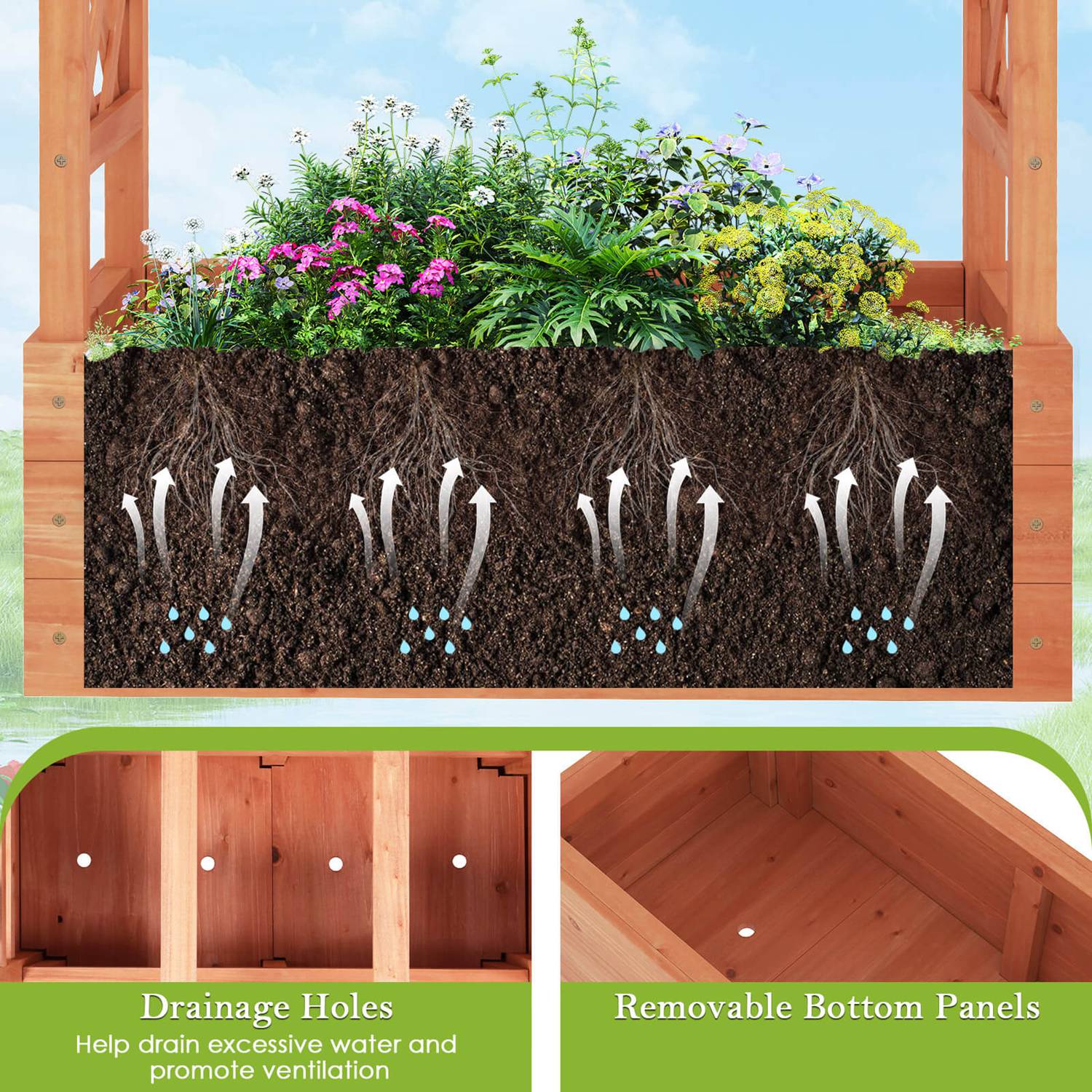 Costway CSHY005280 Raised-Garden-Beds - View #7