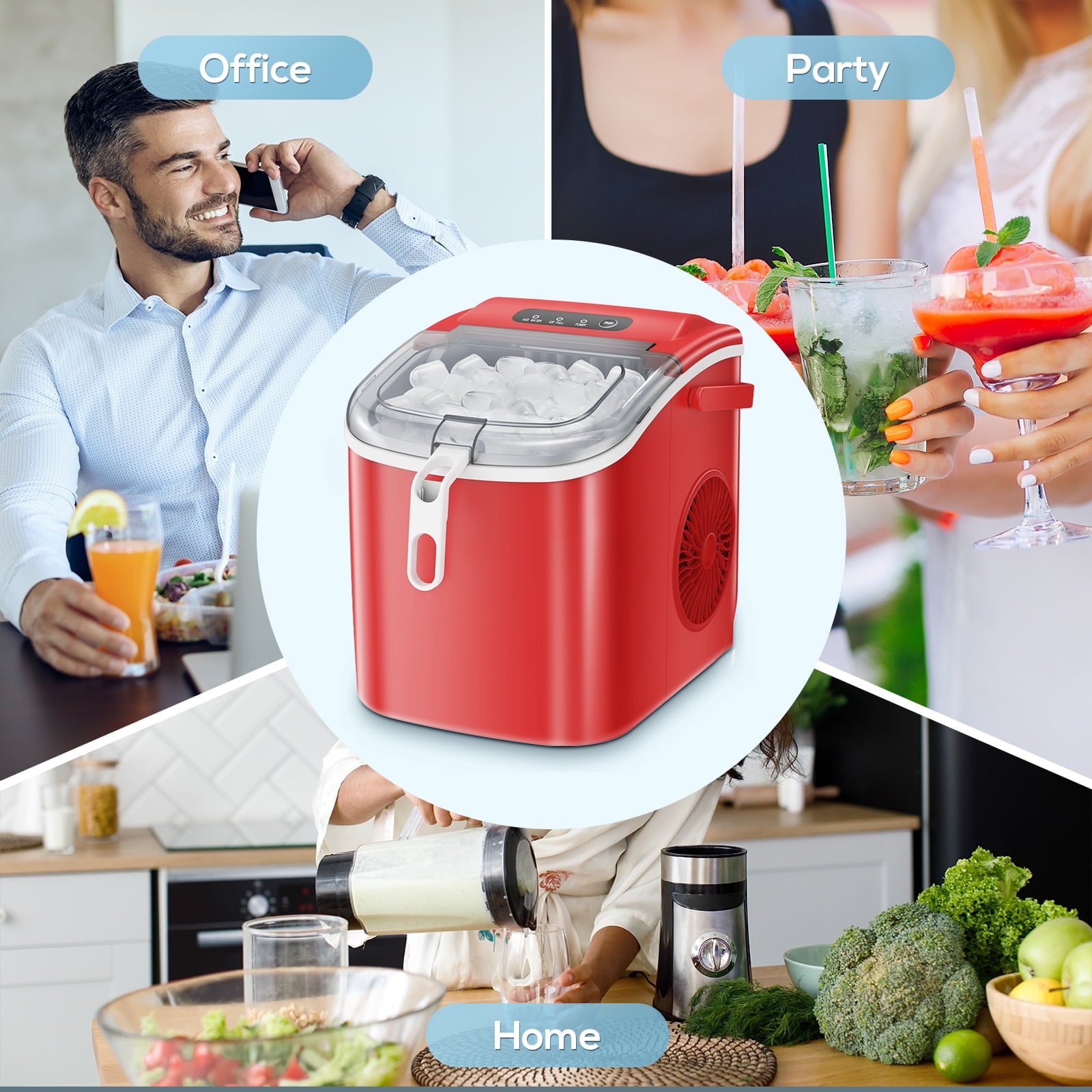 COWSAR Z5822H-RED Ice-Makers - View #6