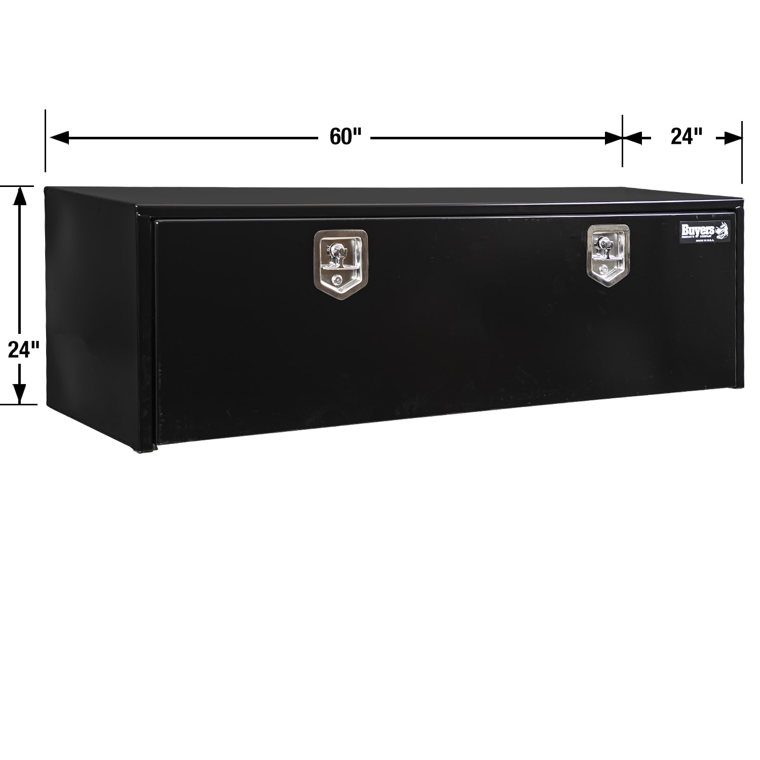 Buyers Products 61-in x 24.5-in x 24.5-in Black Steel Steel Underbody Truck Tool Box 1704315 Sansujyuku sansujyuku.com