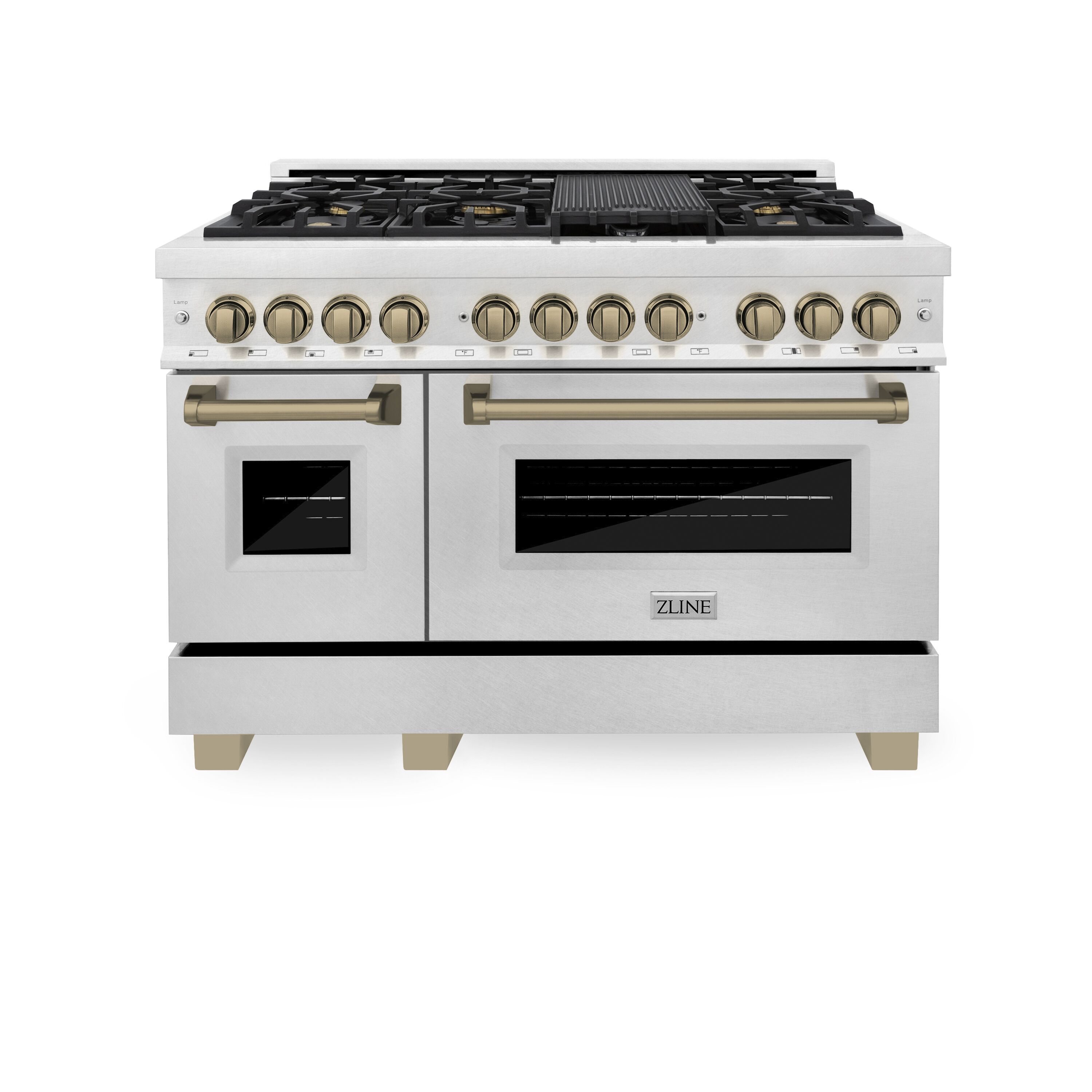 ZLINE KITCHEN & BATH RASZ-SN-48-CB Double-Dual-Fuel-Ranges - View #2
