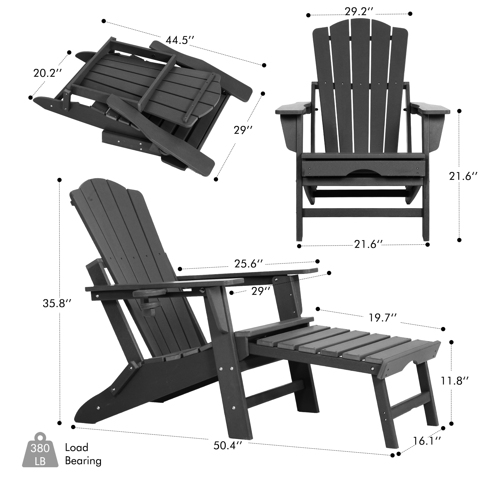 GARSING AC-BLACK Patio-Chairs - View #4