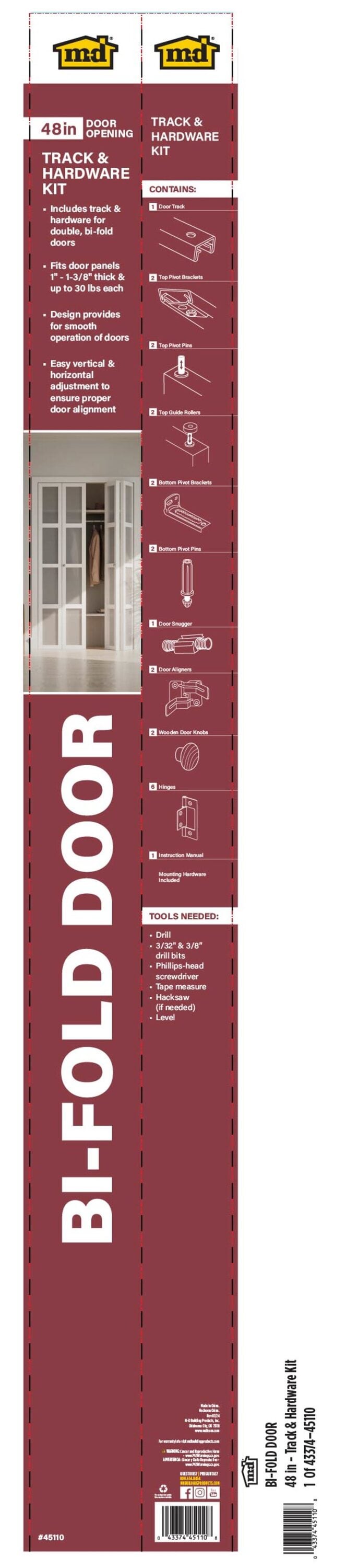 M-D 45110 Bifold-Closet-Door-Track-And-Kits - View #6