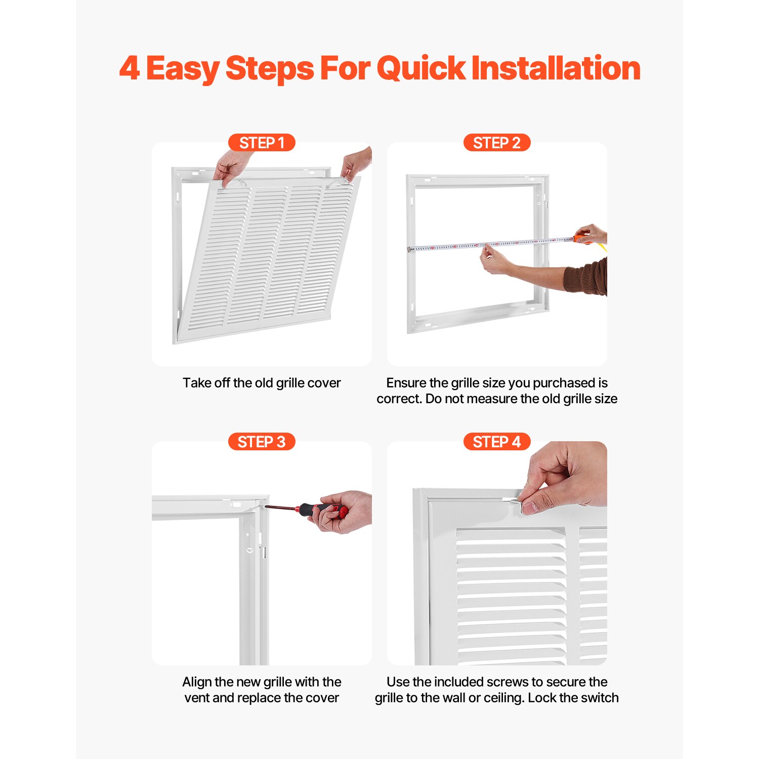 VEVOR HFGLGZW24H186BYVM1V0 grilles - View #5