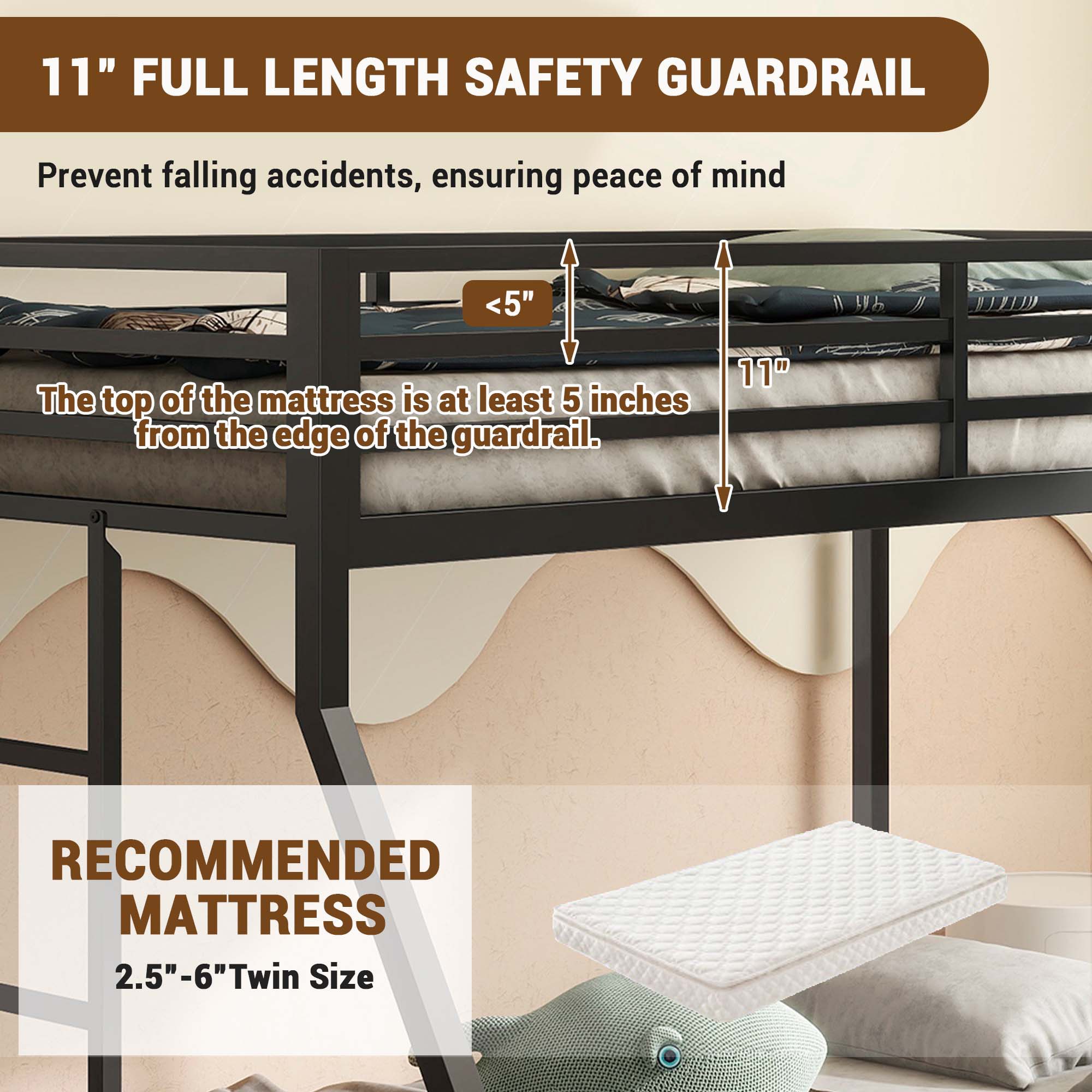 Fun Orange FUNS3BE04 Bunk-Beds - View #4
