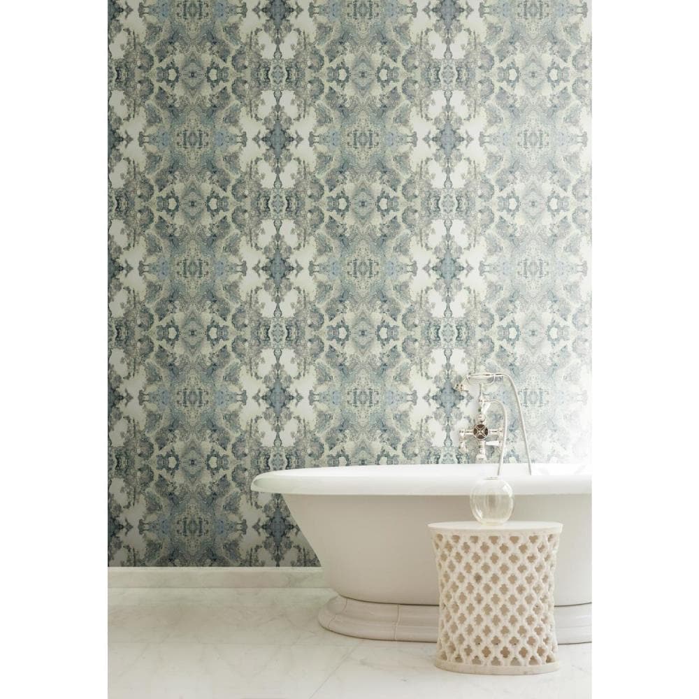 York Wallcoverings Candice Olson Modern Luxe 60.75-sq ft Blue Paper ...