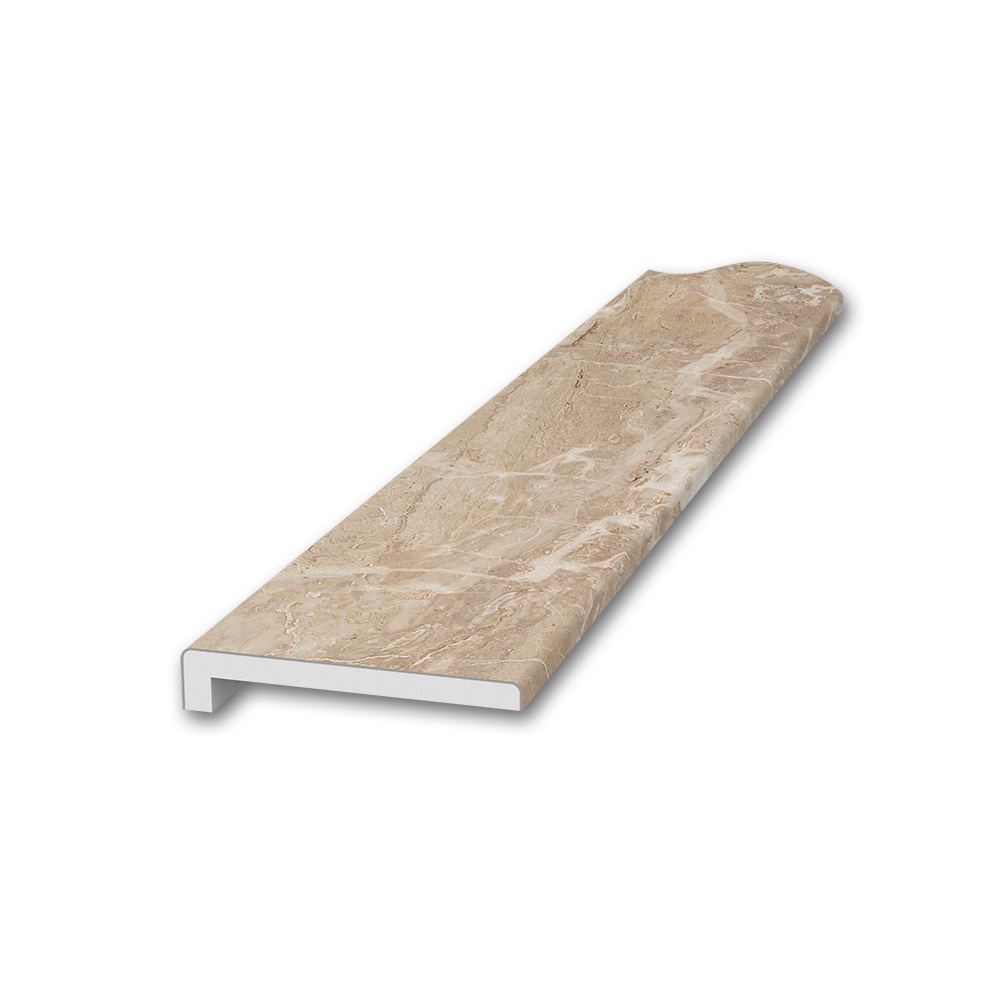 FlexStone FLXSG396AI 3 In X 95 In Standard Trim with 3/8 In Lip In Alaskan Ivory
