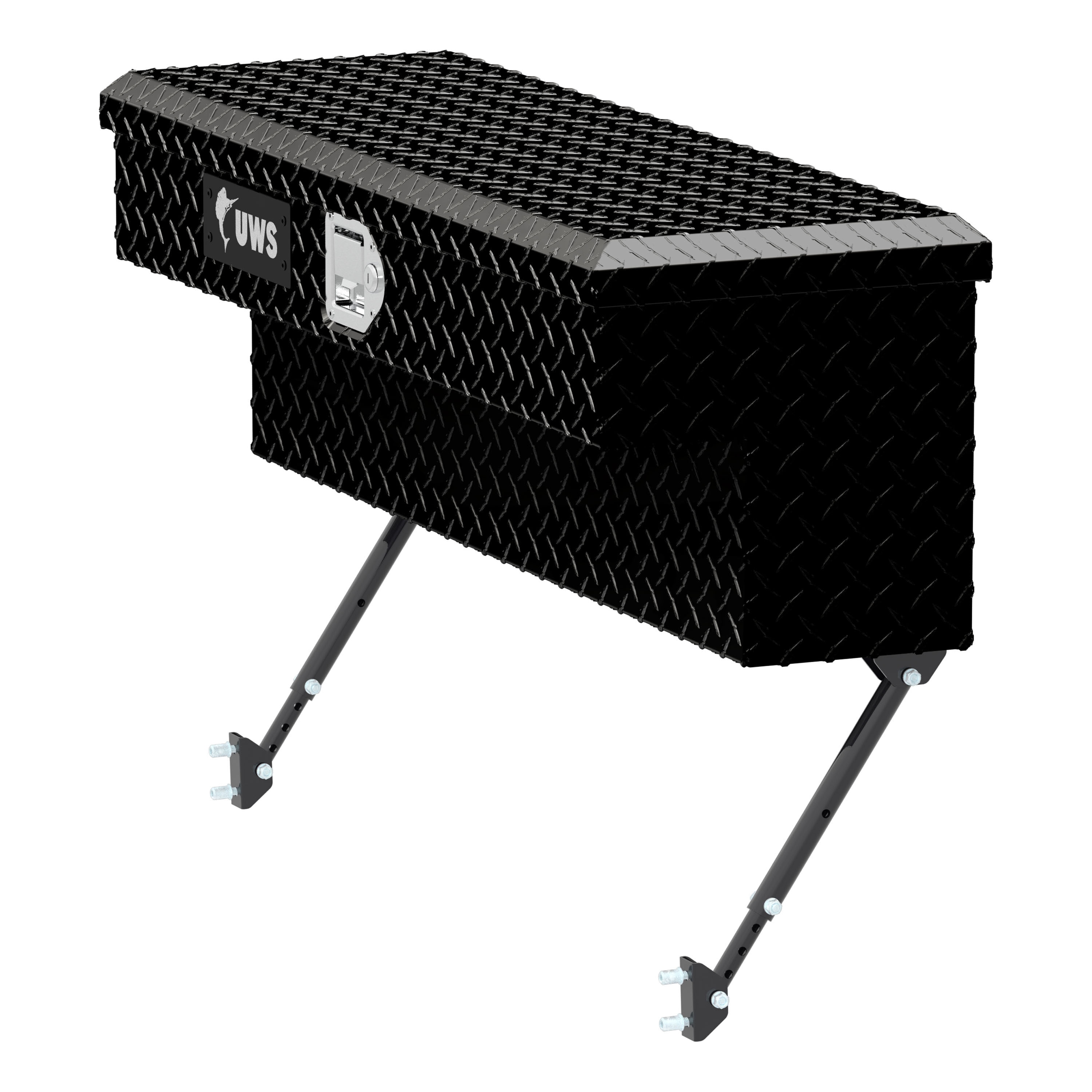 UWS EC30363 36 Low-Profile Truck Side Tool Box, matte black