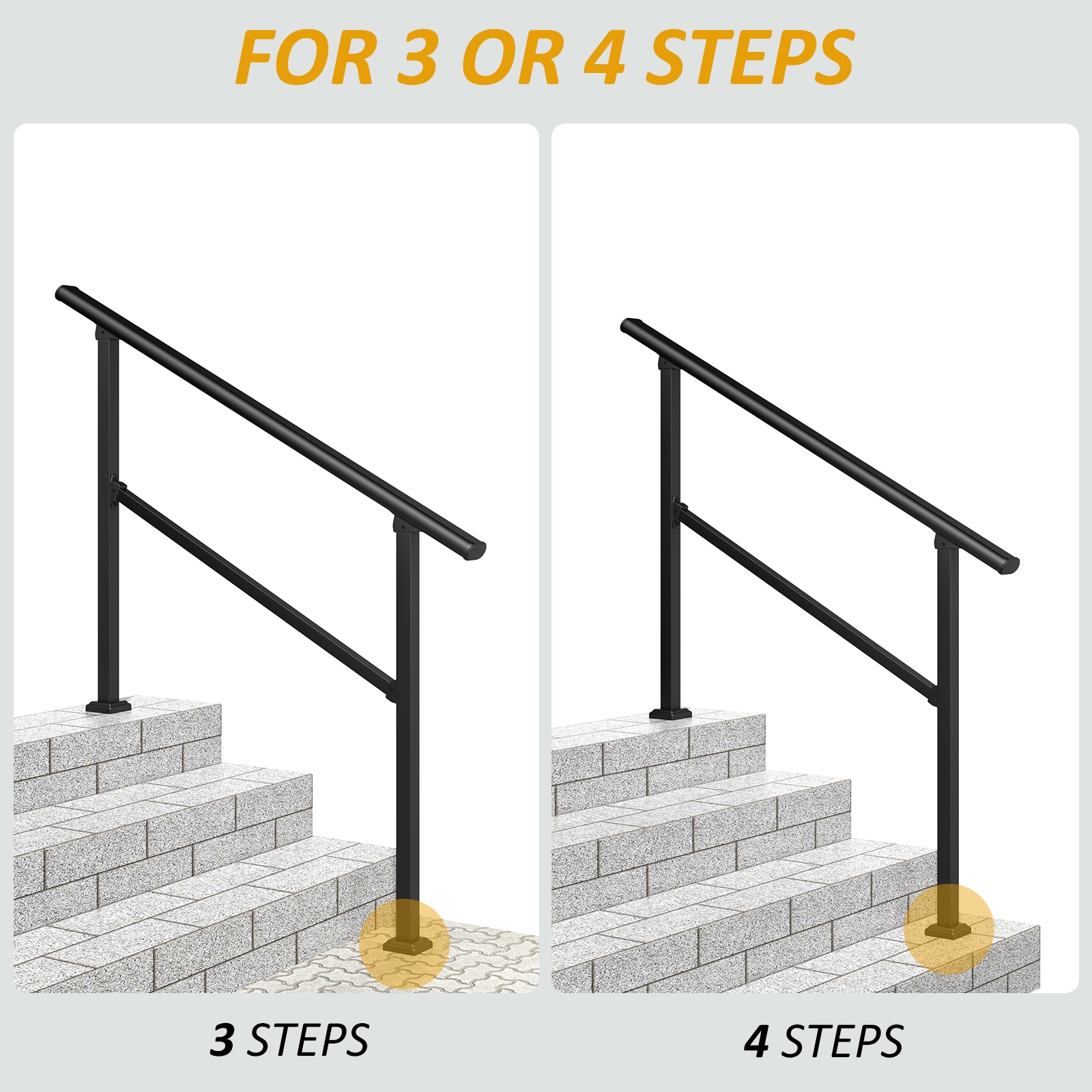 LOVMOR 4 STEP railings - View #3
