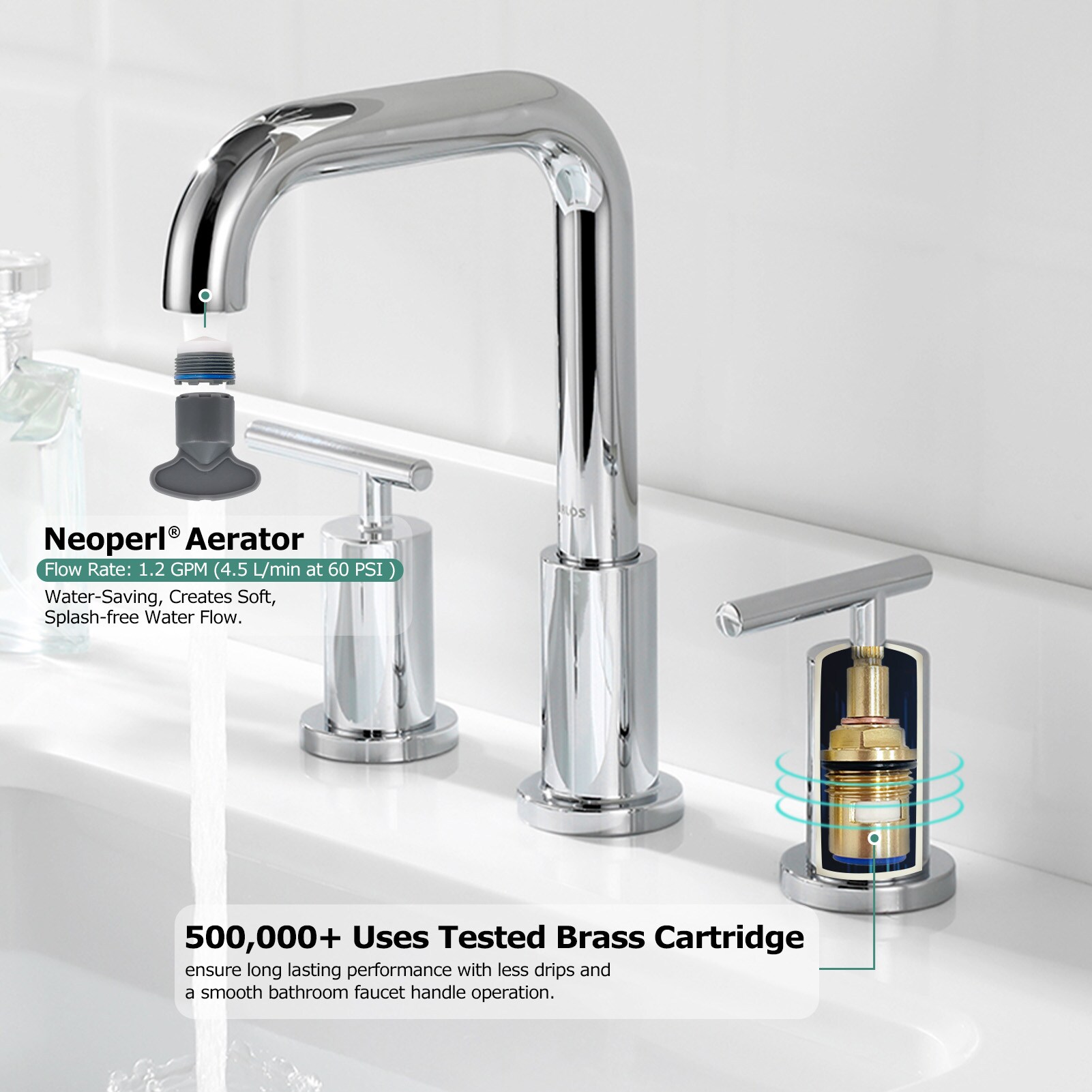 PARLOS 1434101D Lavatory-Faucets - View #3