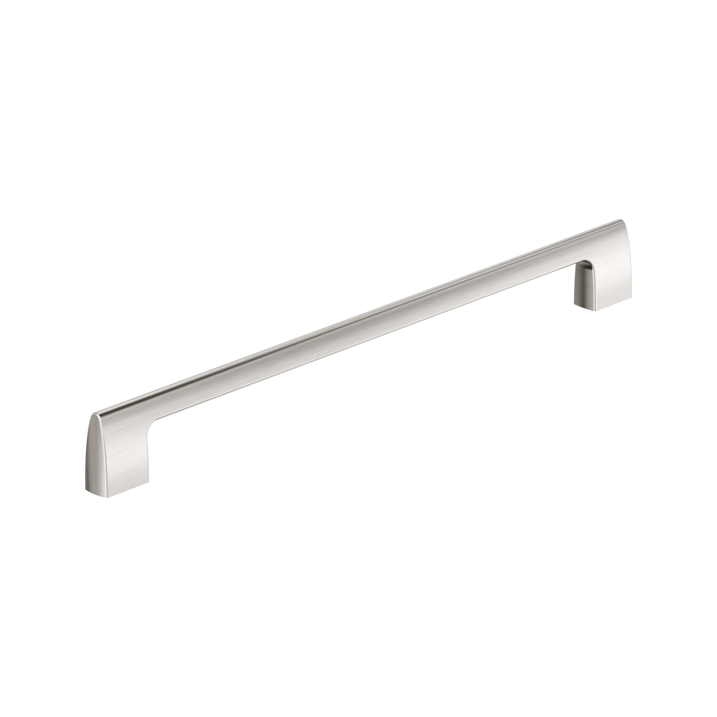 Amerock BP55492G10 Riva 12-5/8-in , 320mm Center to Center Satin Nickel Arch Bar