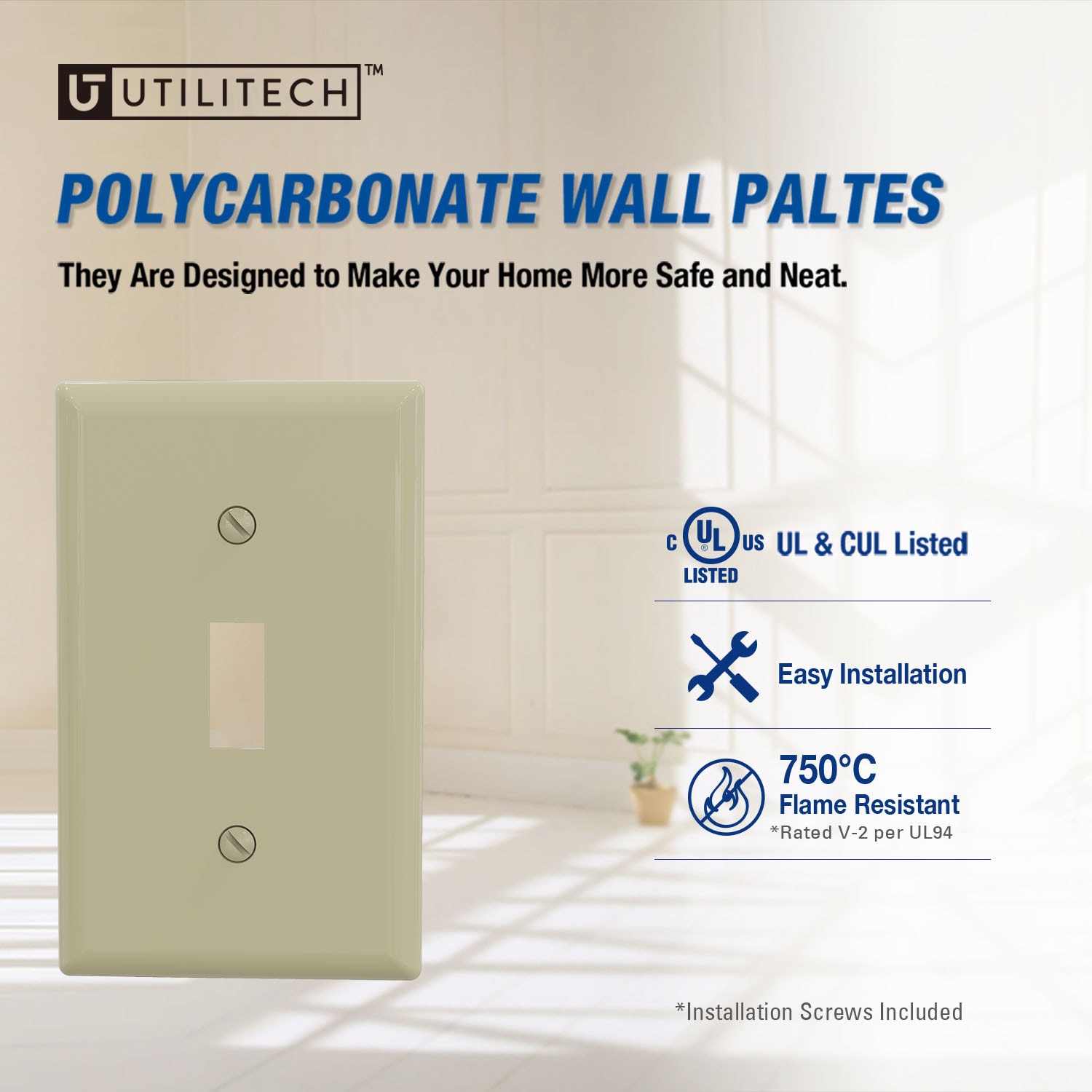 Utilitech 3011-IV10 Electrical-Wall-Plates - View #2