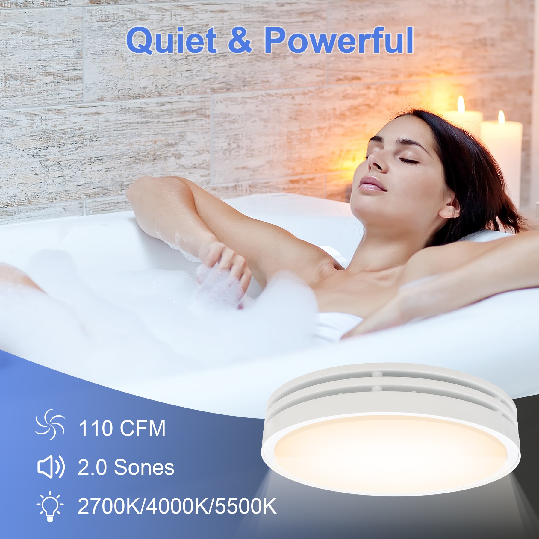 Akicon AK13110N4-W Bath-Fans - View #2