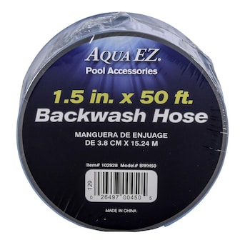 Aqua EZ 1.5-in x 50-ft Vinyl Backwash Hose in the Pool Hoses