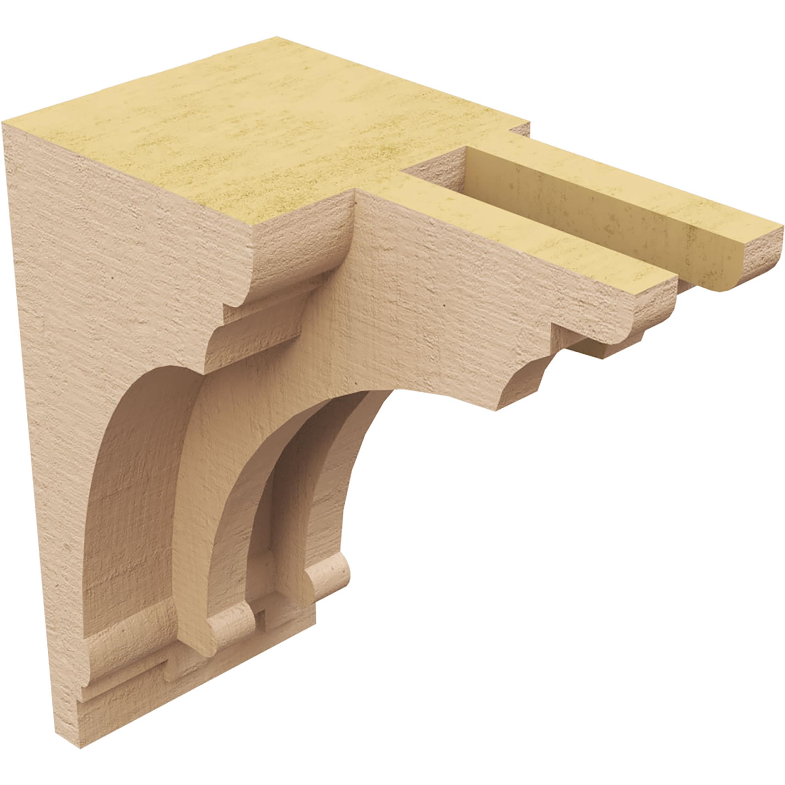 Ekena Millwork CORU04X04X08HUGRCPR corbels - View #5