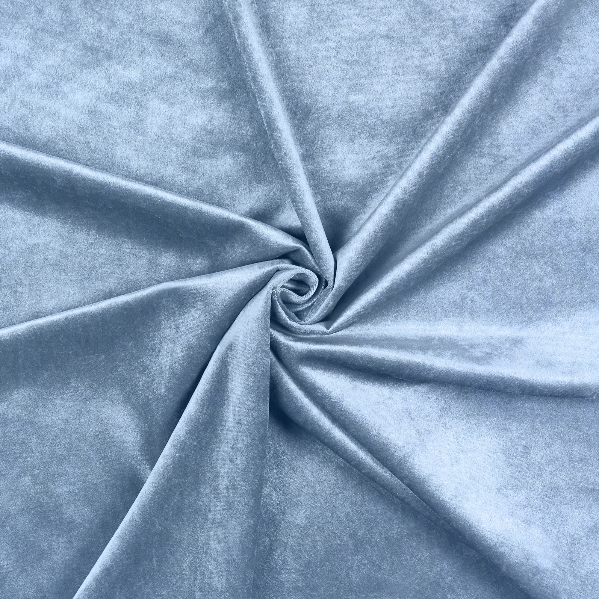 Slate Blue Velvet Light-Filtering Grommet Curtain Panels, 54" x 96"