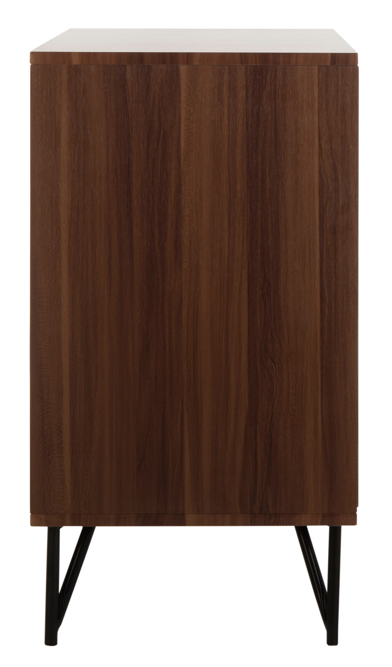 Safavieh Pine Dark Oak/Black Contemporary/Modern Engineered Wood Media ...