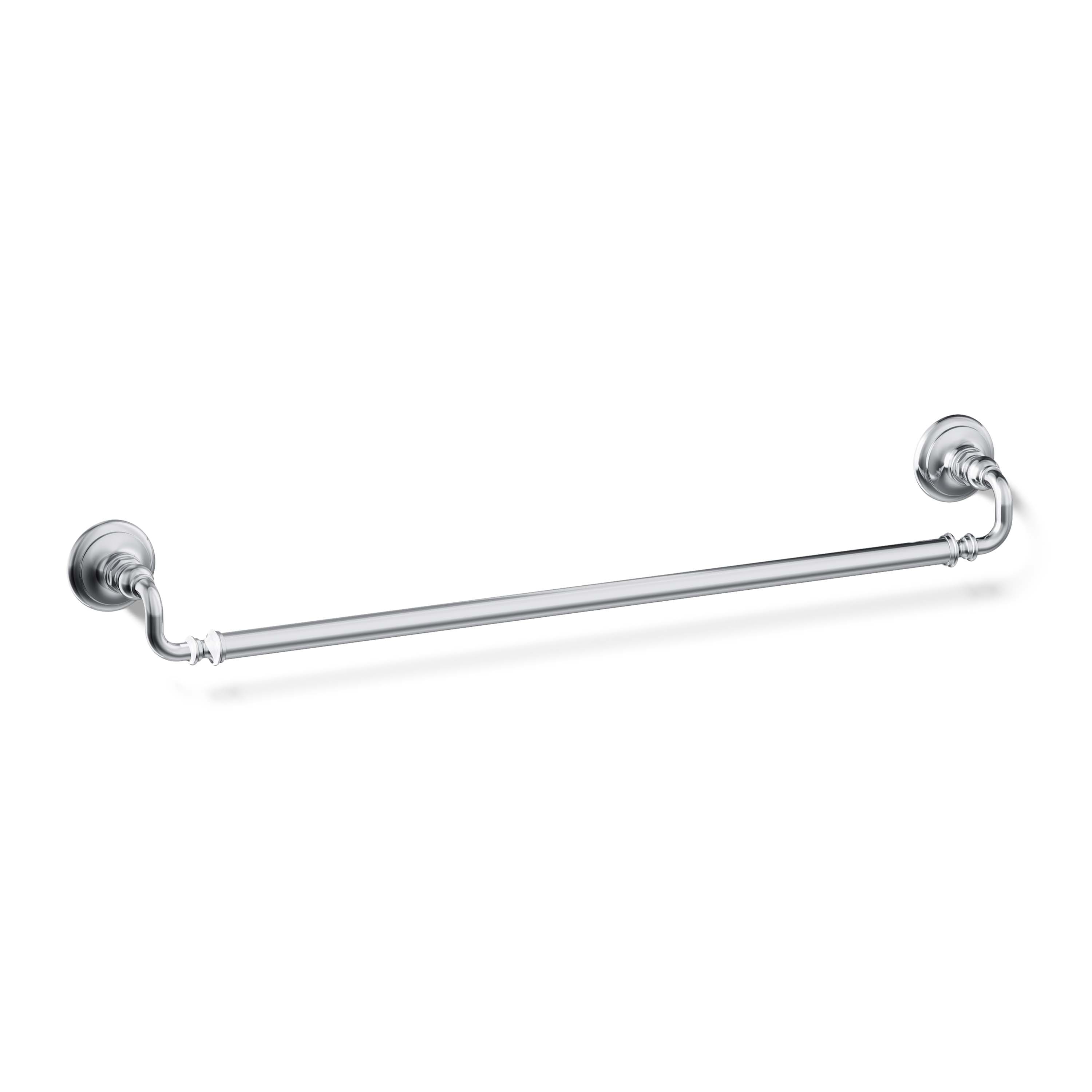 KOHLER Kumin 18-in Vibrant Brushed Nickel Wall-mount Single Towel Bar
