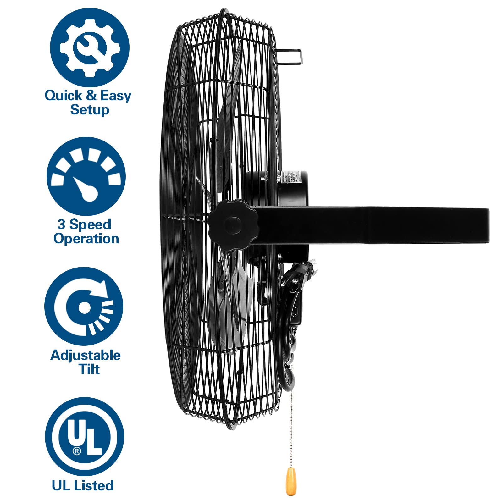 BILT HARD HFB-0403-L Wall-Mounted-Fans - View #4