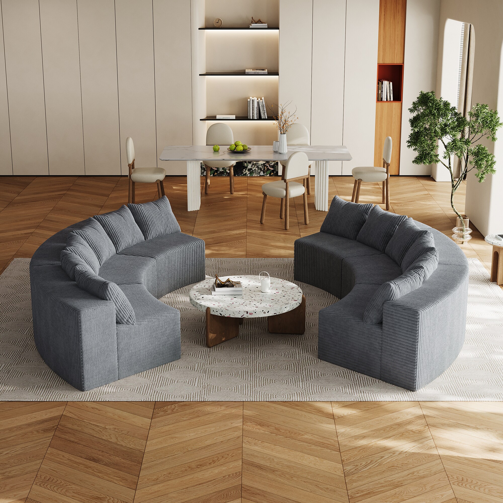 SINOFURN SYA020330GY Sofas-Loveseats - View #8