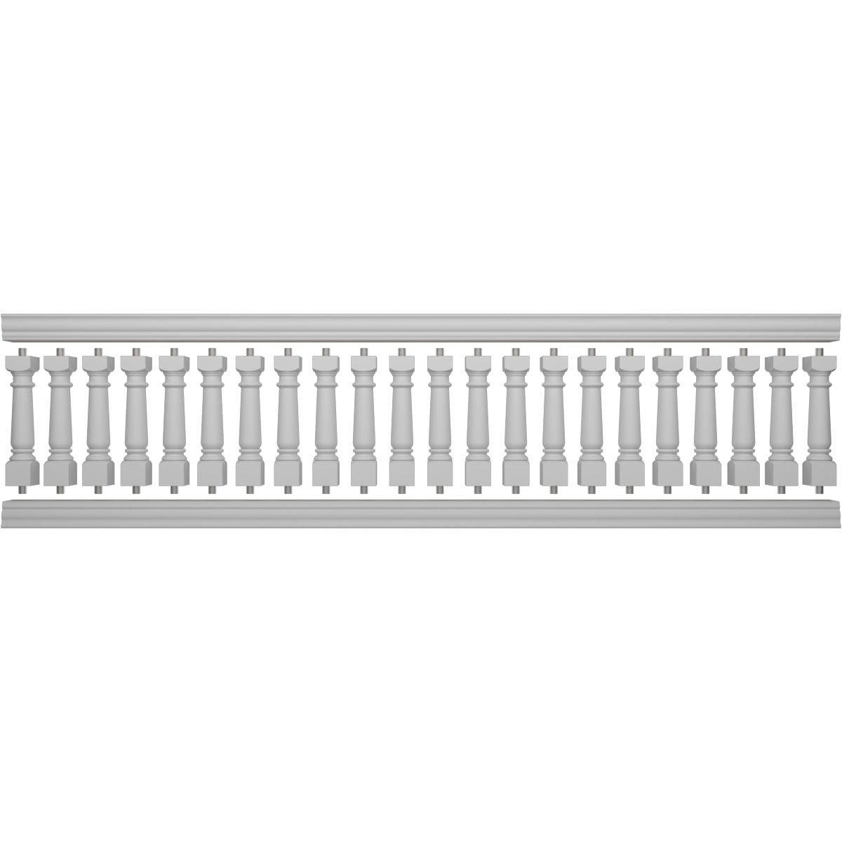 Ekena Millwork BALK40X168WED railings - View #5