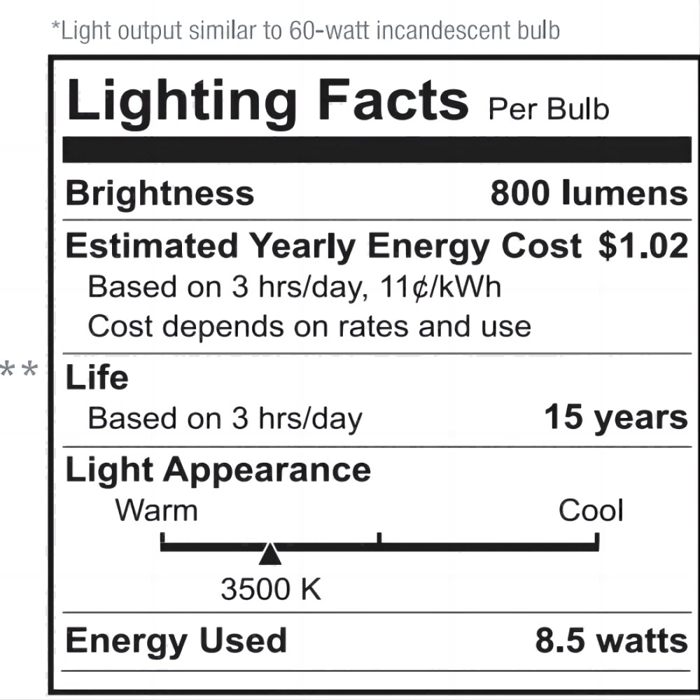 Utilitech 5A19DG8.5WOP35K4P Led-Lights - View #8