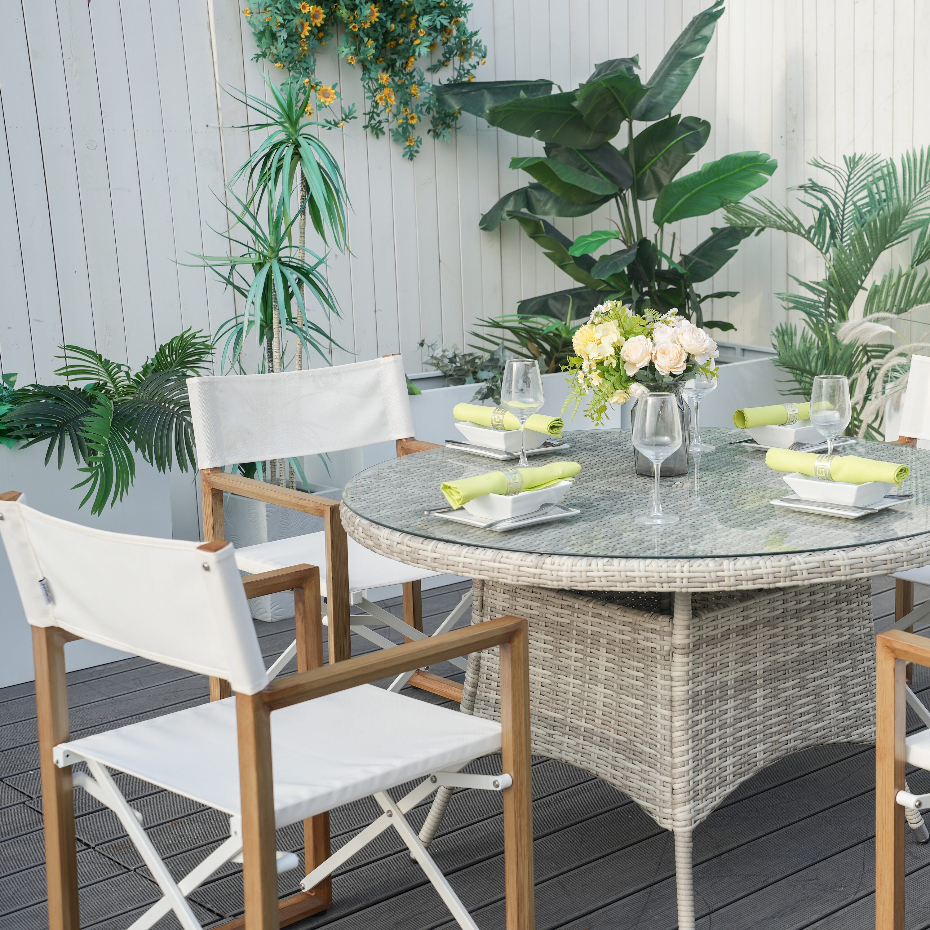 Moda Furnishings MAD-1709-2508BR Patio-Dining-Sets - View #3