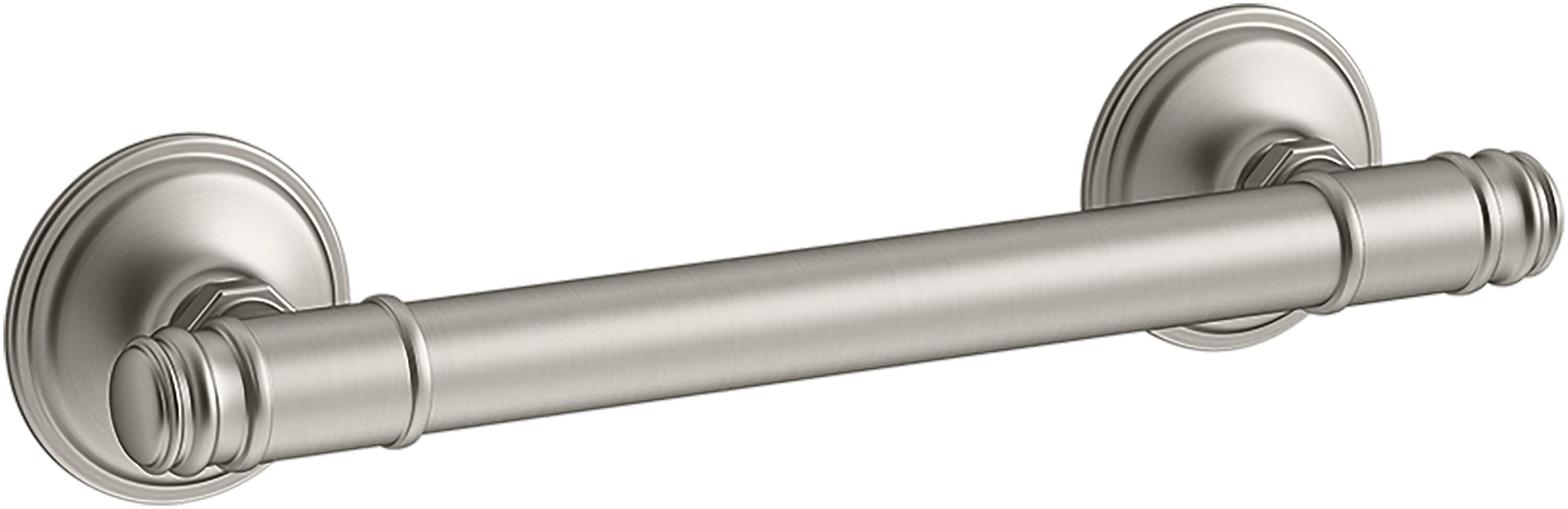 KOHLER K-26503-BN Eclectic 12-in Vibrant Brushed Nickel Wall mount Grab Bar ( 300-lb Weight Capacity )