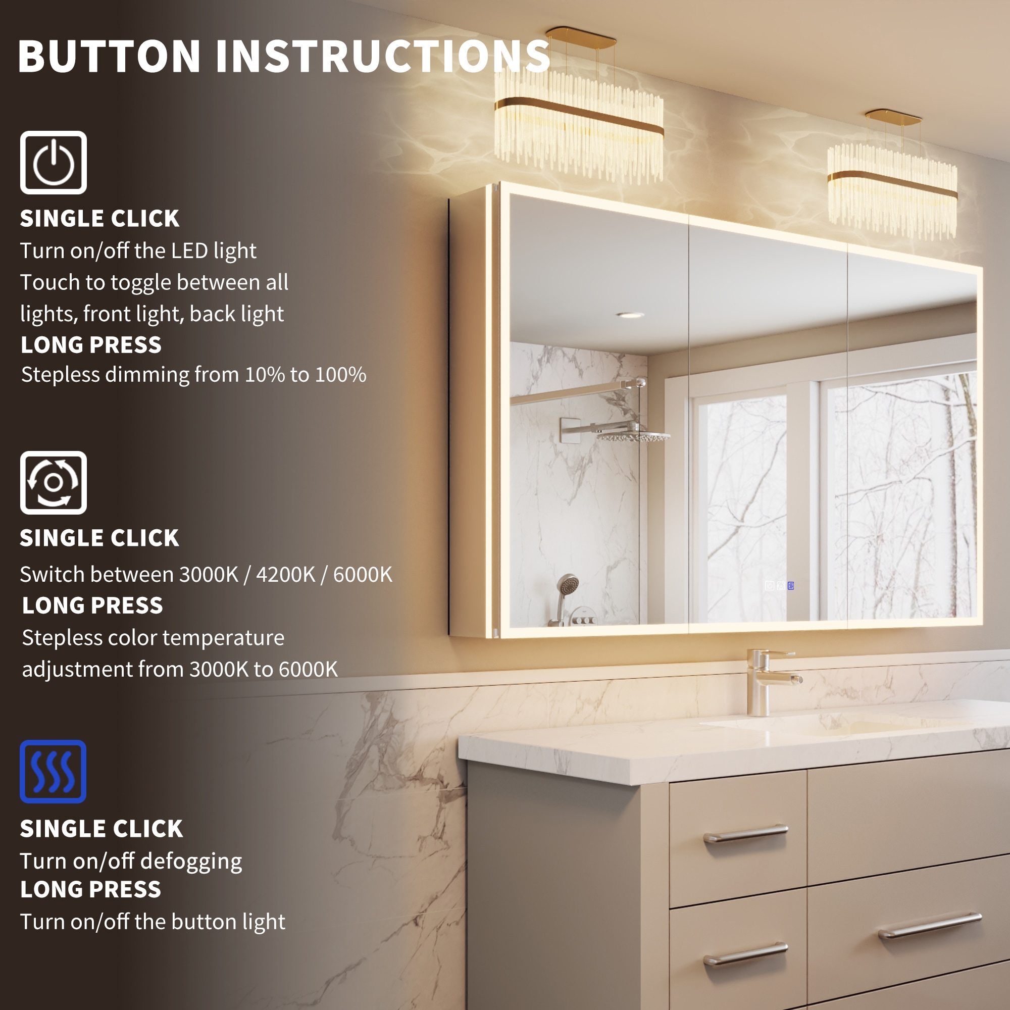 ExBrite EXMC5436V12TX Bathroom-Medicine-Cabinets - View #4