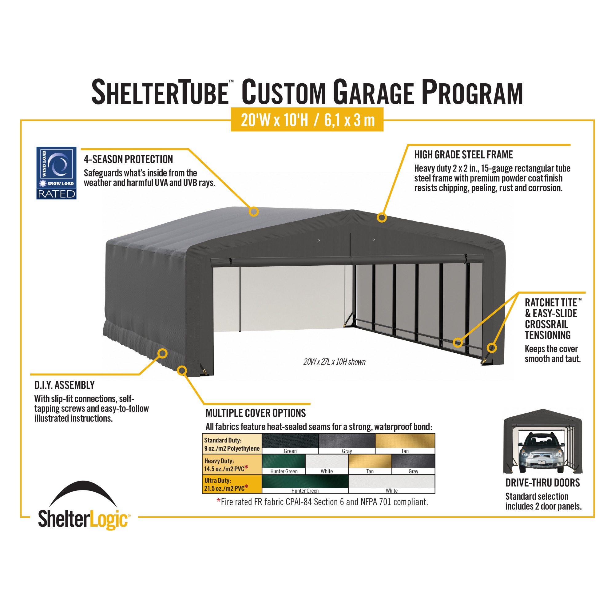 ShelterLogic SQAADD0104C02002710 Garage-Buildings - View #5