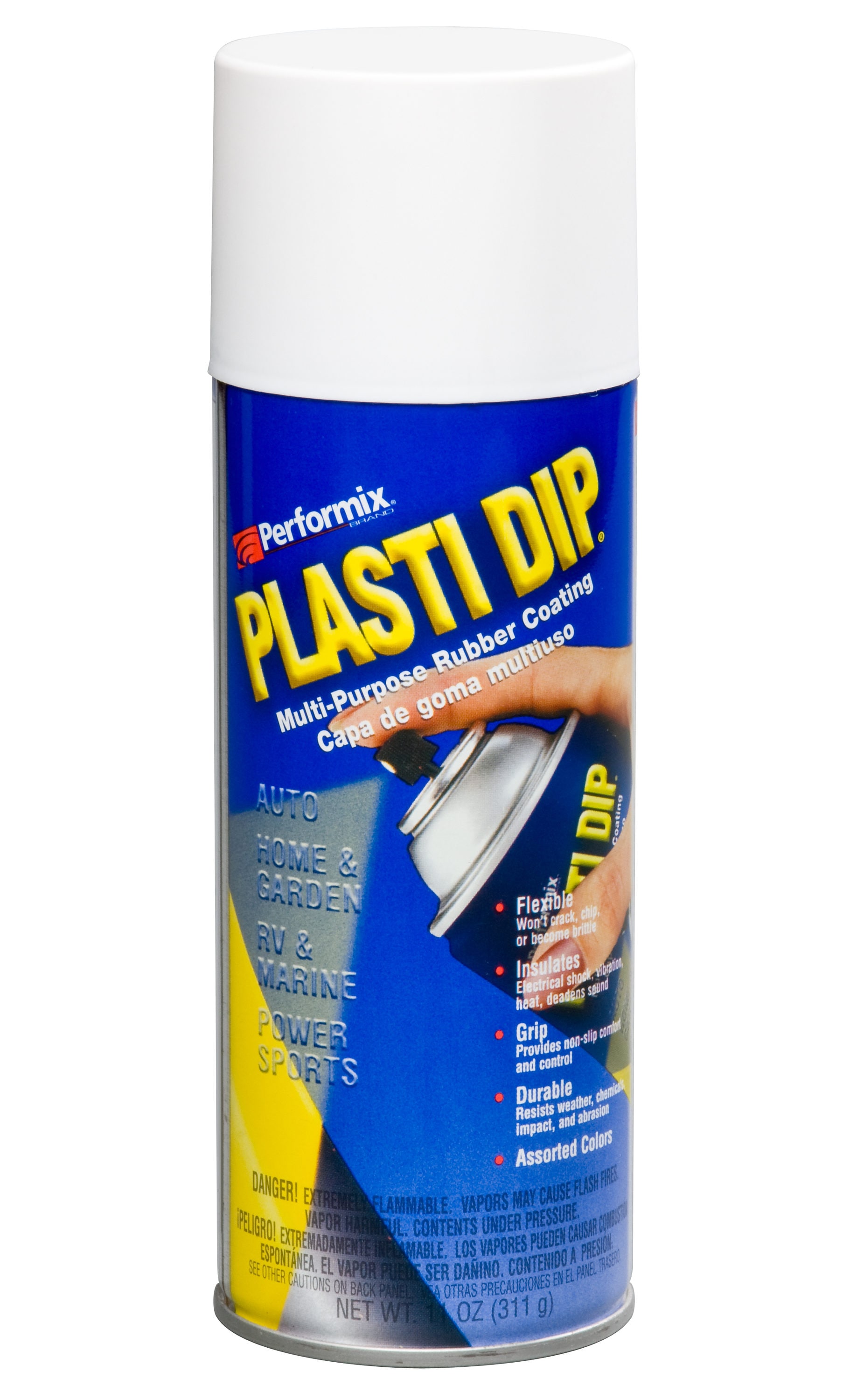 Plasti Dip 11-fl oz White Aerosol Spray Waterproof Rubberized Coating in  the Rubberized Coatings department at