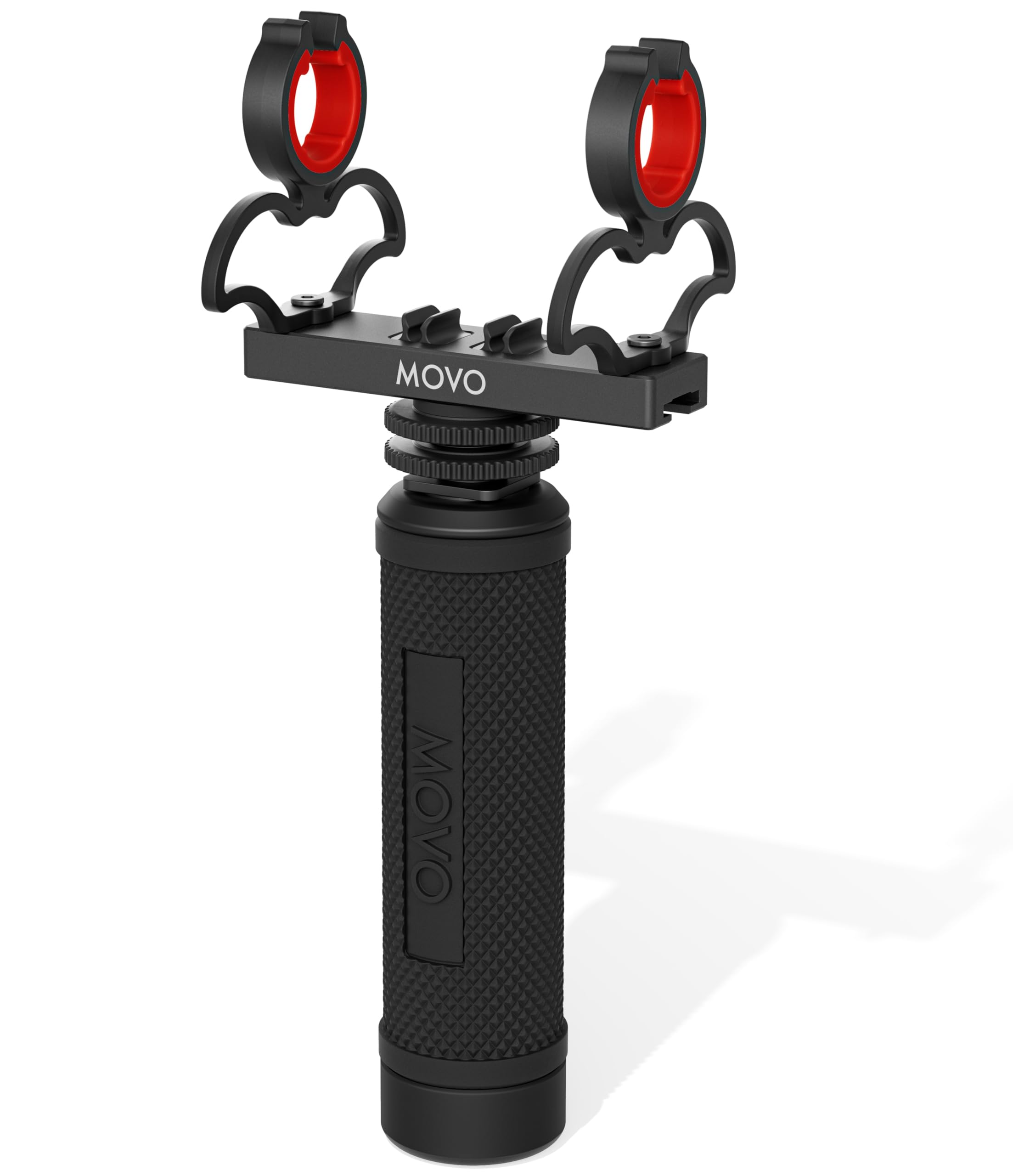 Movo  SM6H Ultraflex Premium Shockmount for Shotgun Microphones with Grip Handle