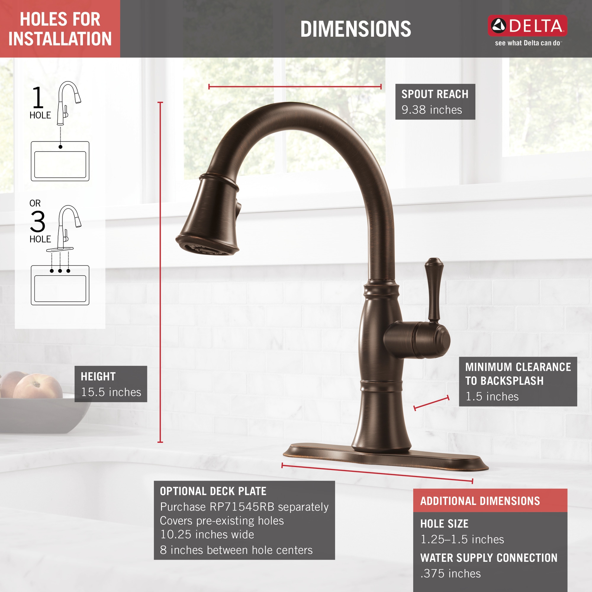 Delta 9197-RB-DST Kitchen-Faucets - View #13